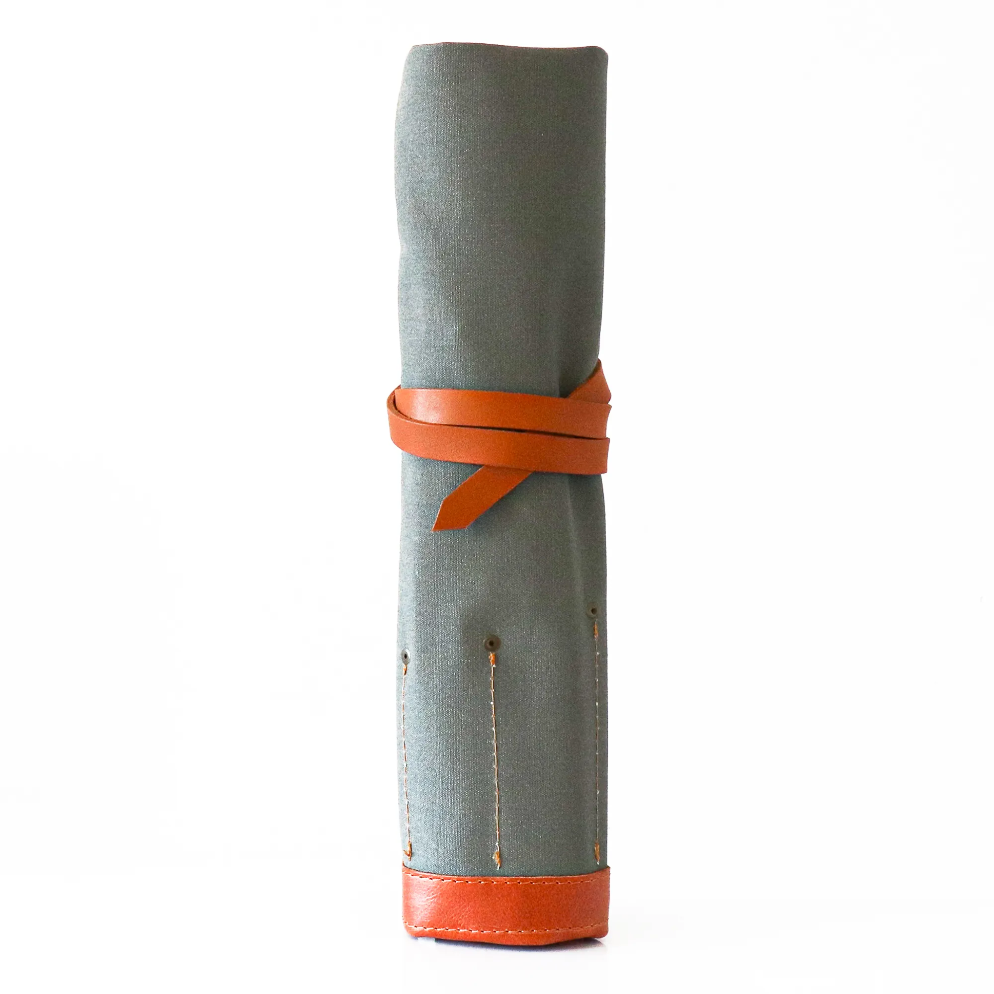 Pieter De Jager Canvas & Leather Knife Roll Bag
