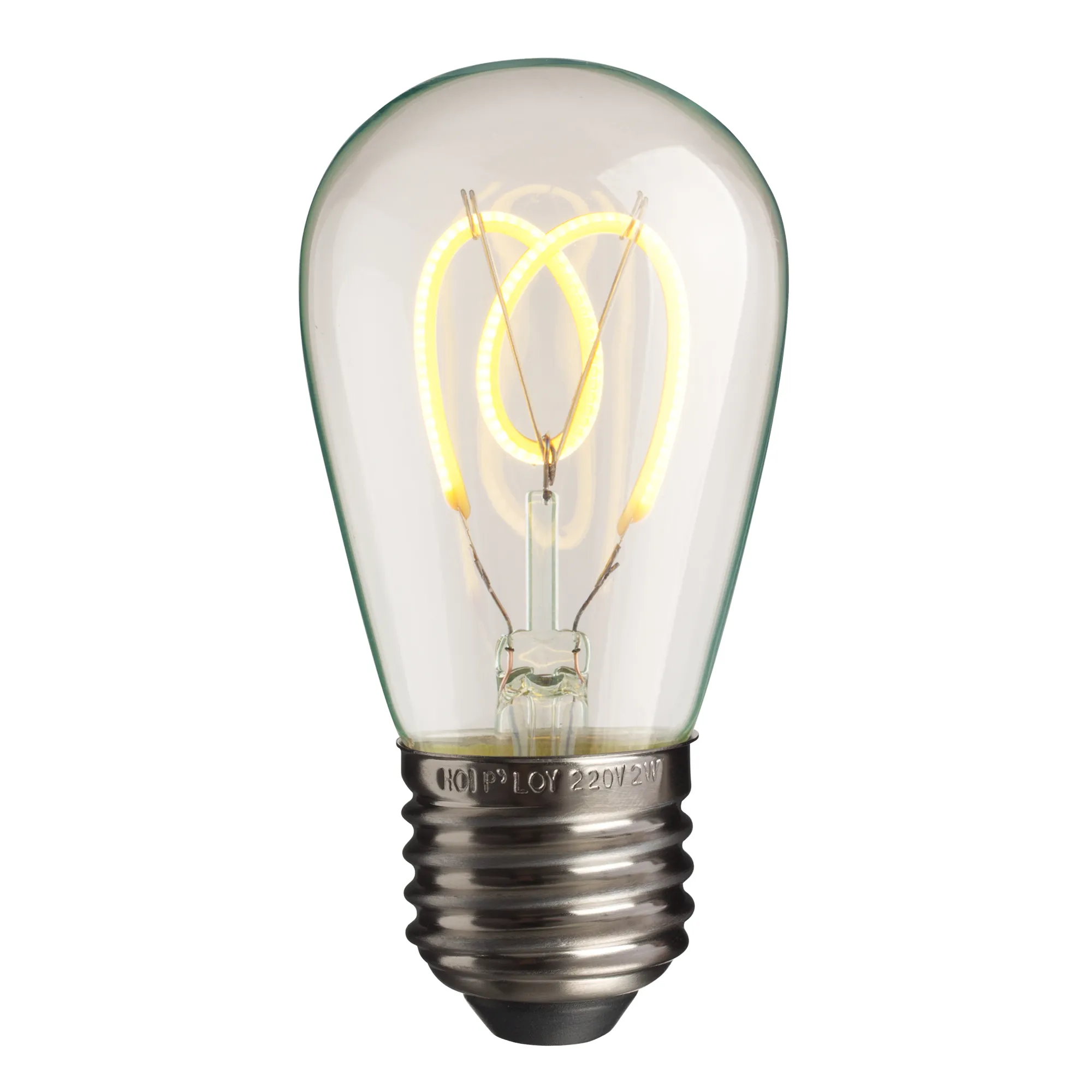 Hoi P'loy Petite Pear LED Filament Lightbulbs, Set of 8