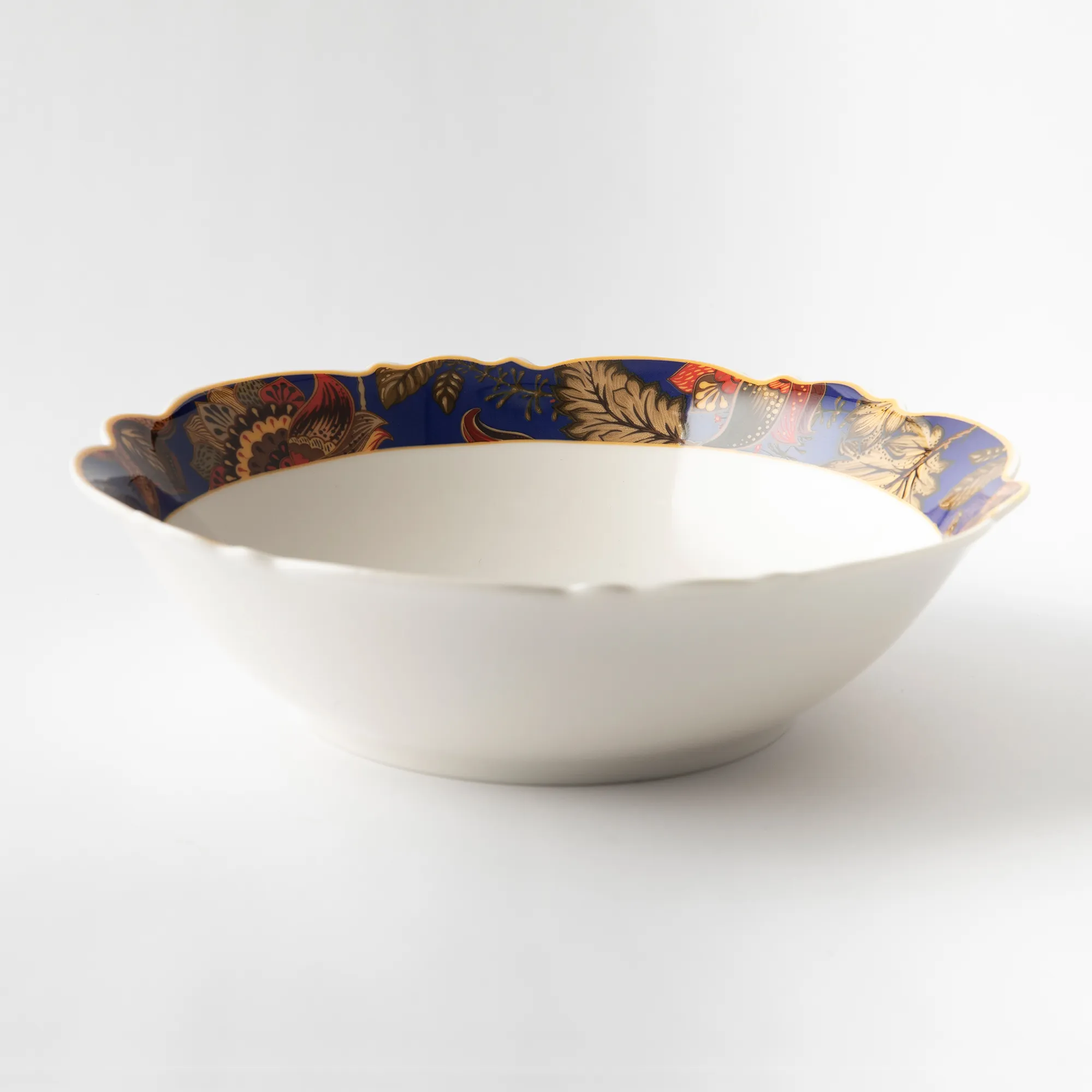 Jenna Clifford Blue Fern Salad Bowl, 23cm