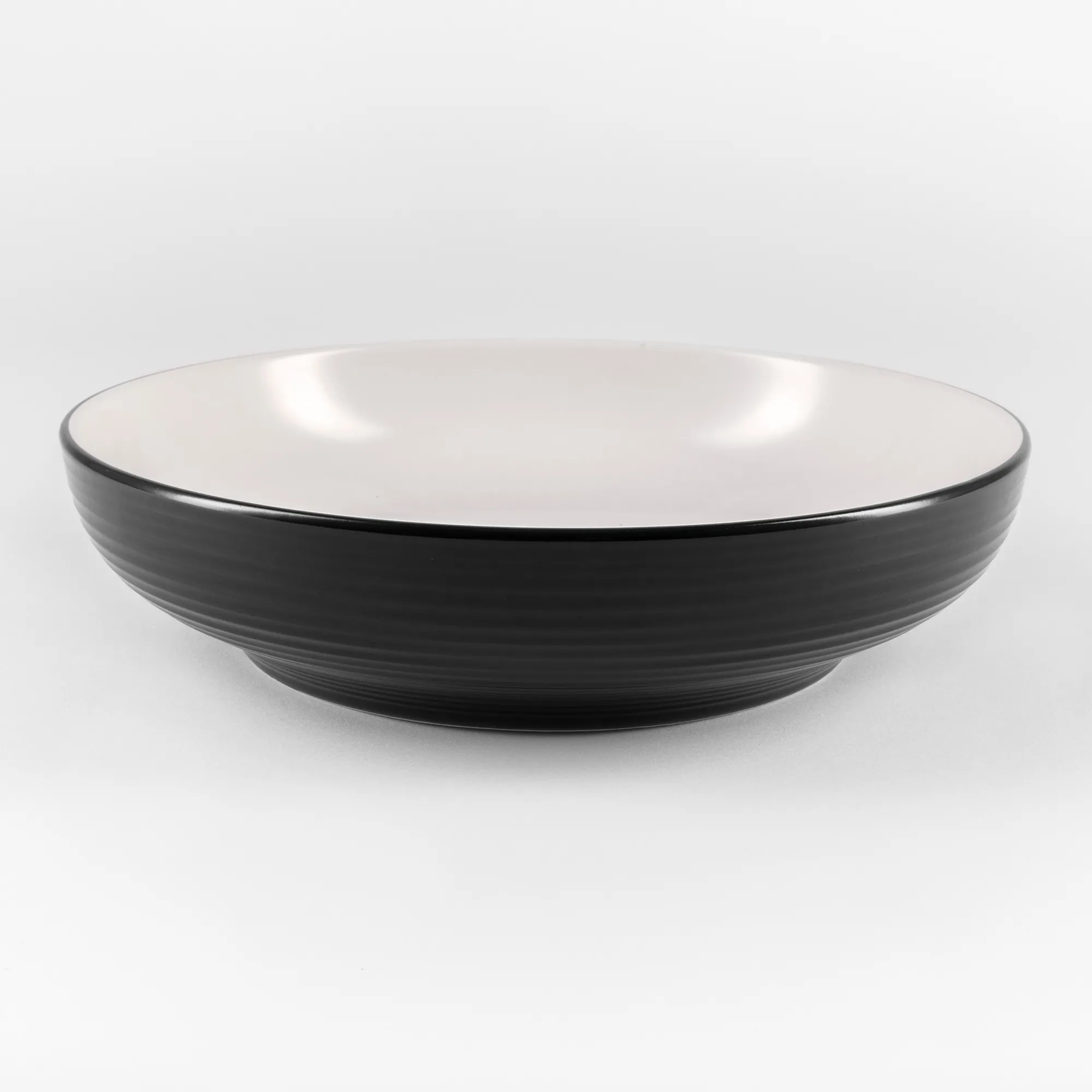 JAN BlancNoir Pasta Bowls, Set of 4