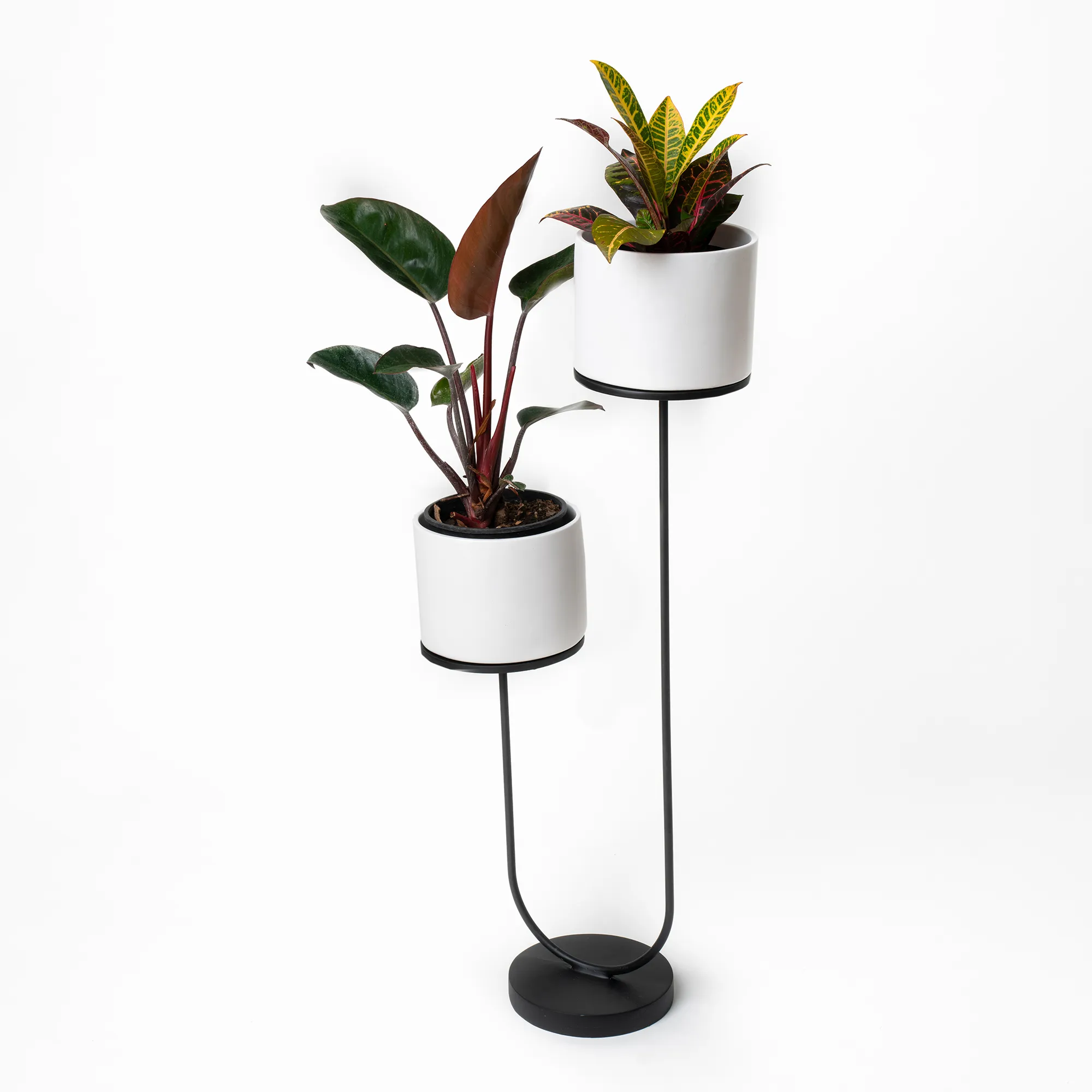Native Decor Matte Black U-Planter