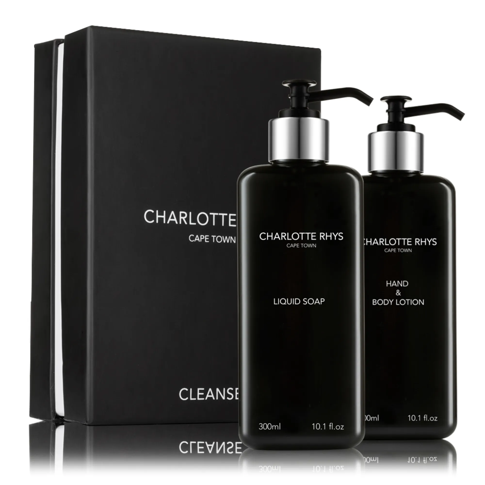 Charlotte Rhys Bergamot & Lime Cleanse Liquid Soap & Hand Lotion Gift Set, Set of 2