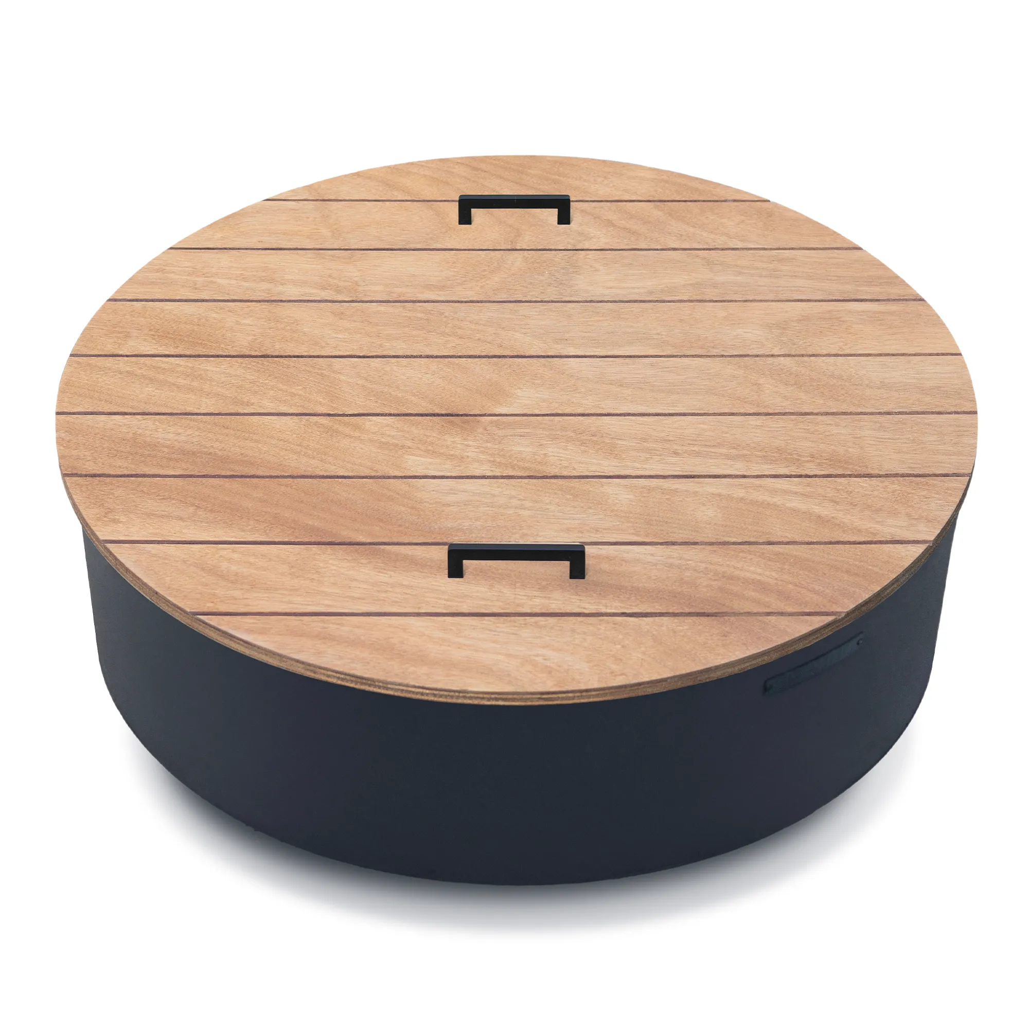 Sprung Outdoor Living Round Fire Pit with Lid