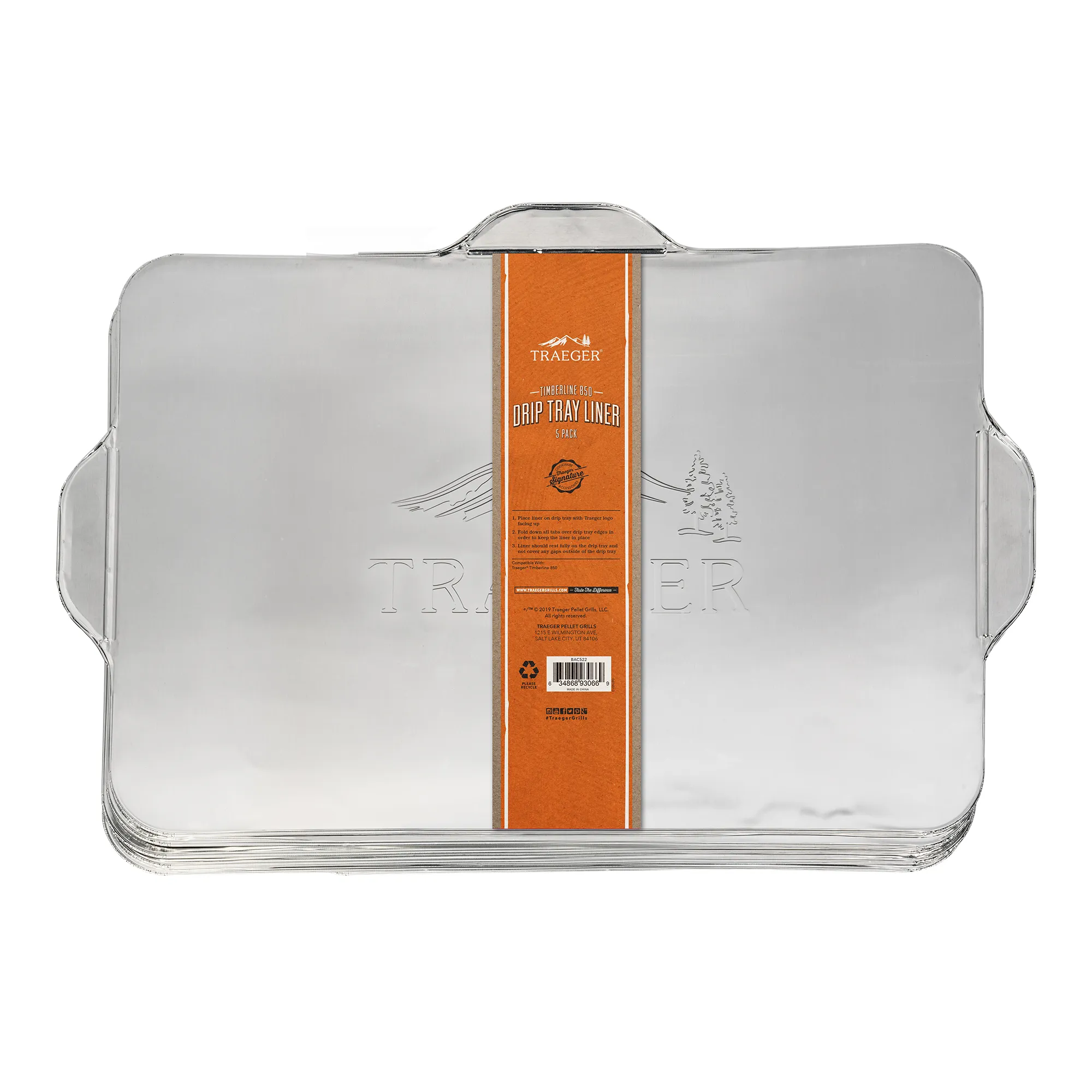 Traeger Timberline 850 Drip Tray Liner, Pack of 5