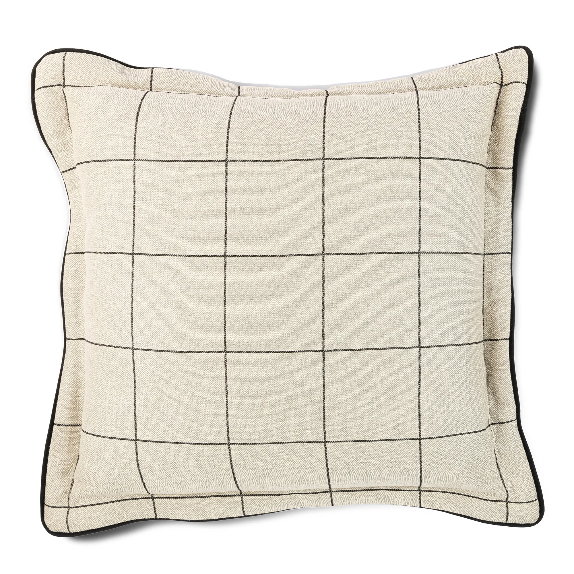 Thread Office Gelma Check Scatter Cushion with Inner, 60cm x 60cm