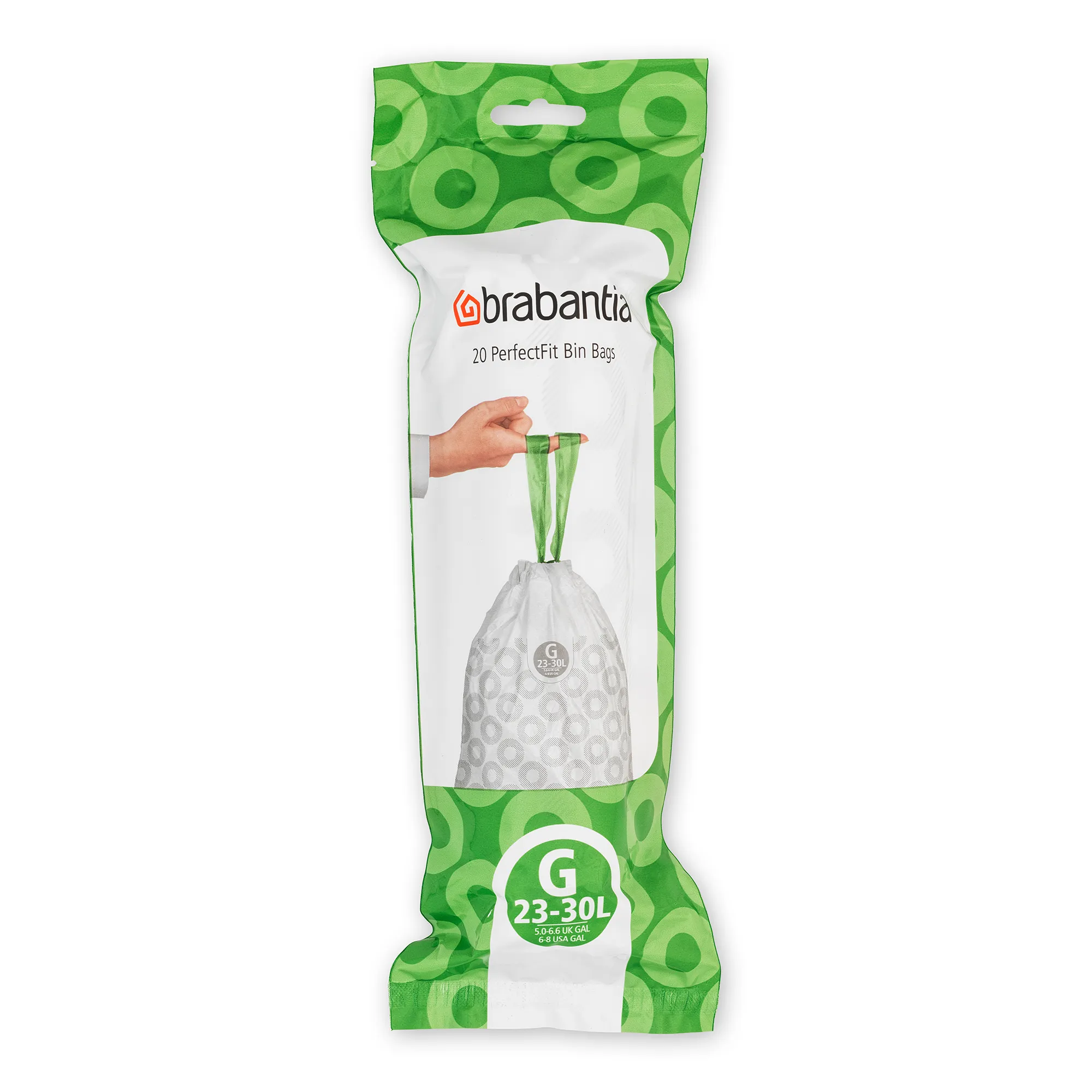 Brabantia PerfectFit Bin Liners, Pack of 20