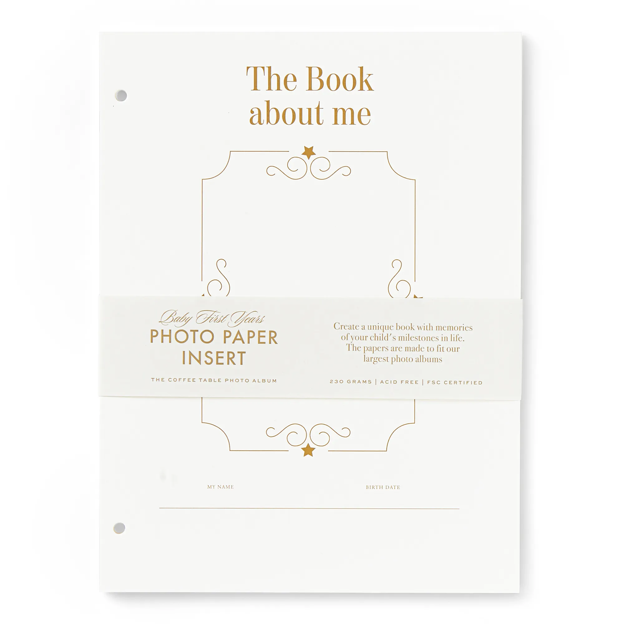 Printworks Baby Album Insert Paper