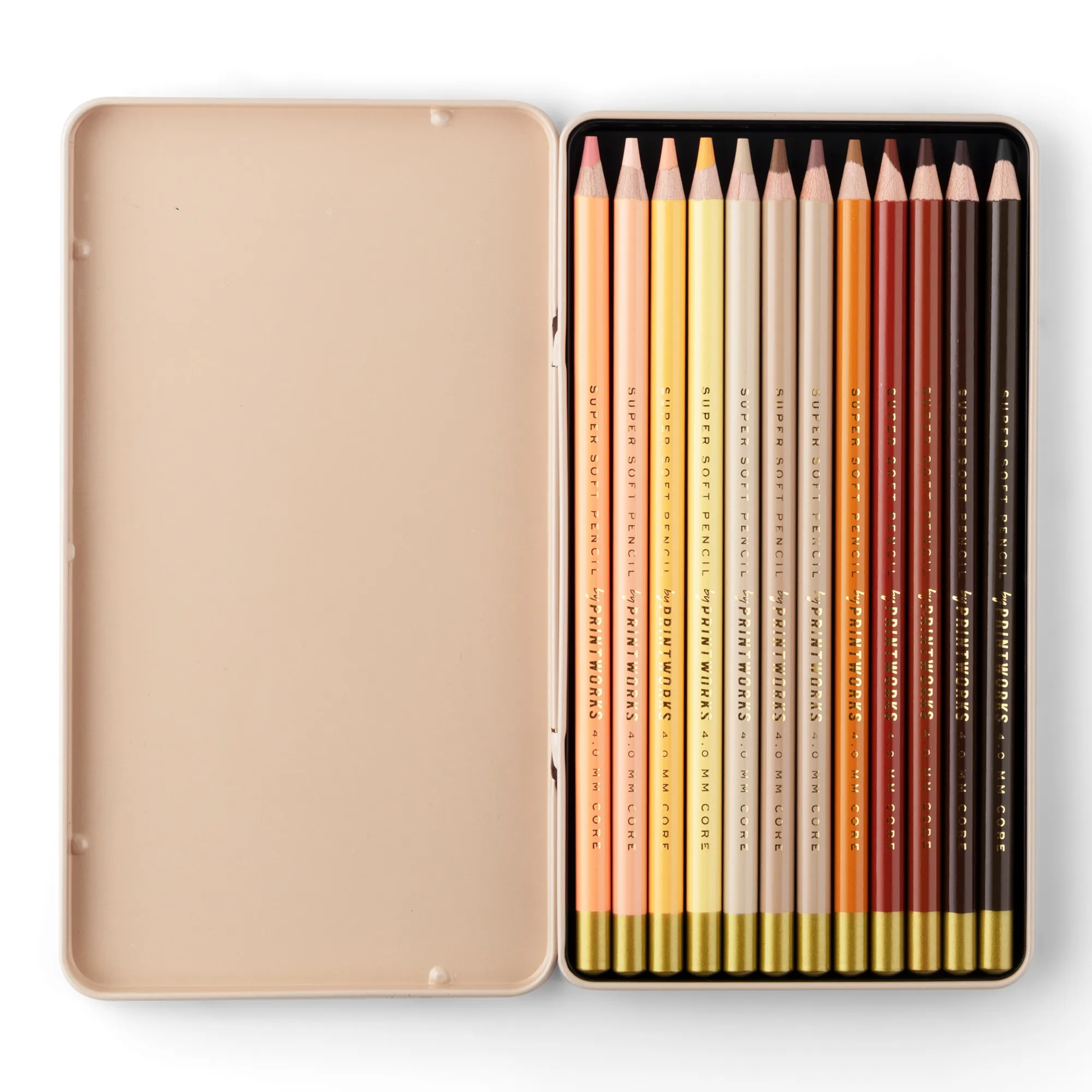 Printworks Skin Tone Colour Pencils, Set of 12