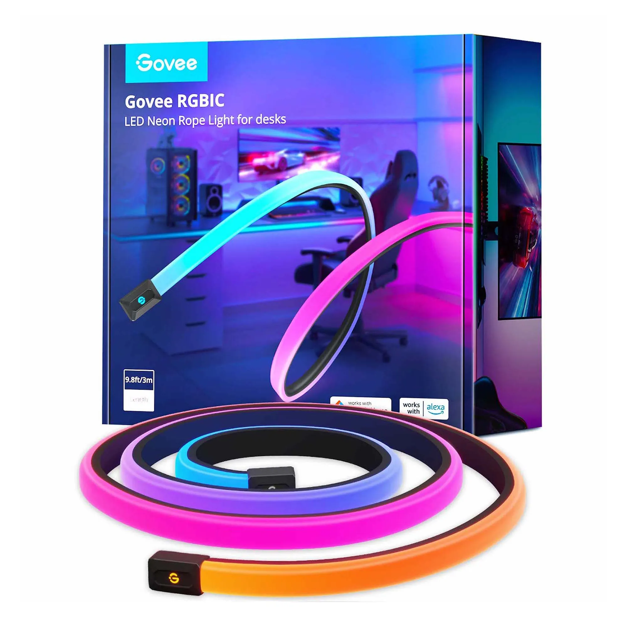 Govee Neon Gaming Table Smart LED Light, 3m