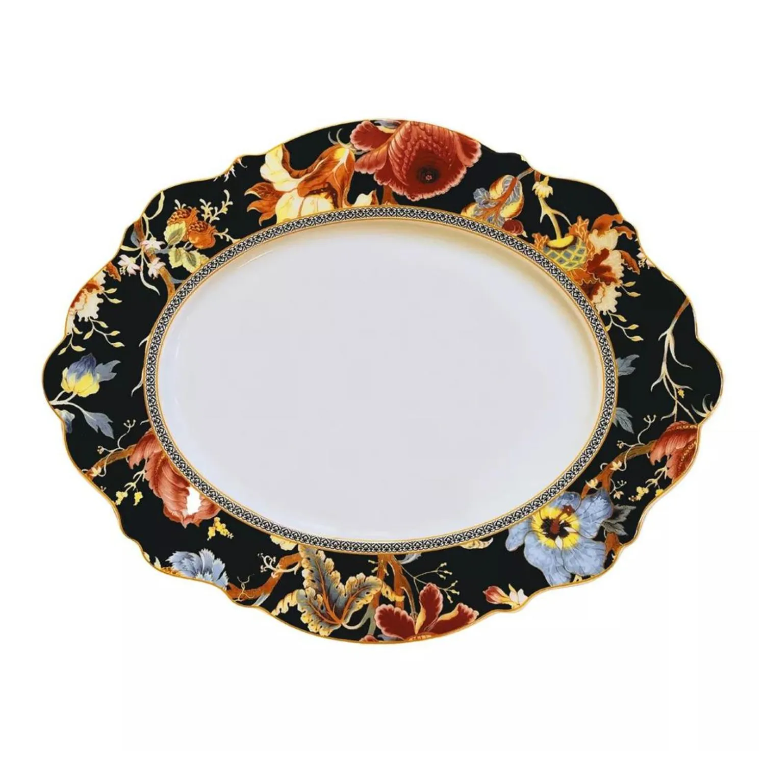 Jenna Clifford Botanica Rose Oval Platter, 35cm