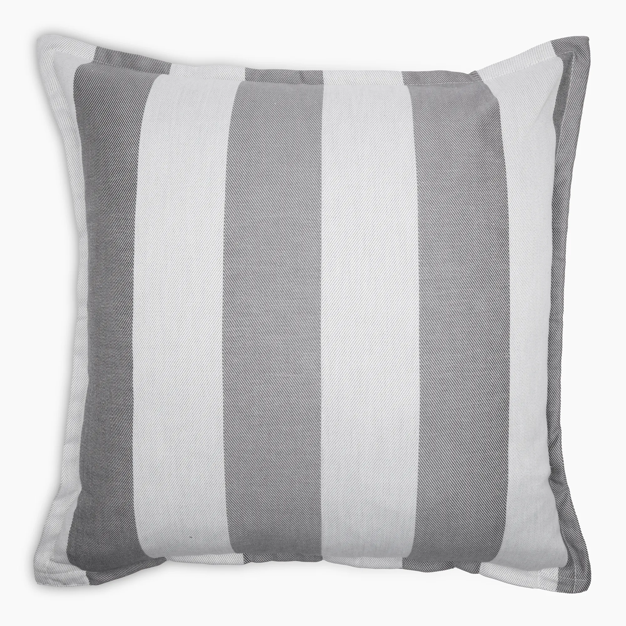 Thread Office Grey Stripe Scatter Cushion Cover, 60cm x 60cm