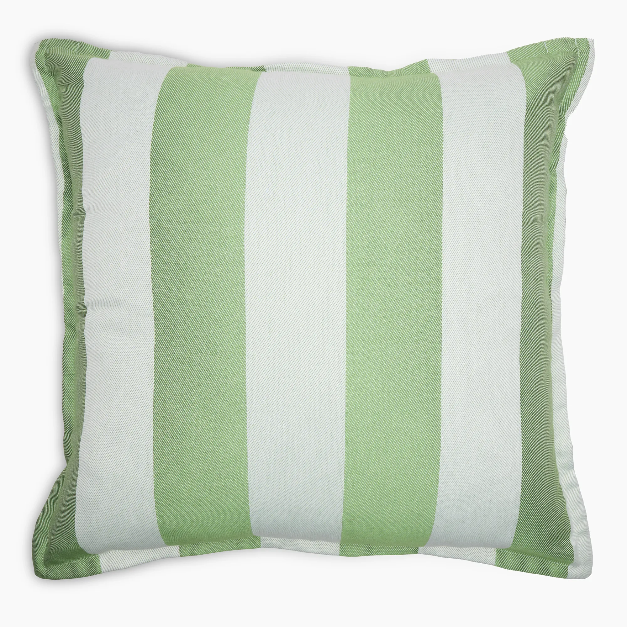 Thread Office Green Stripe Scatter Cushion Cover, 60cm x 60cm