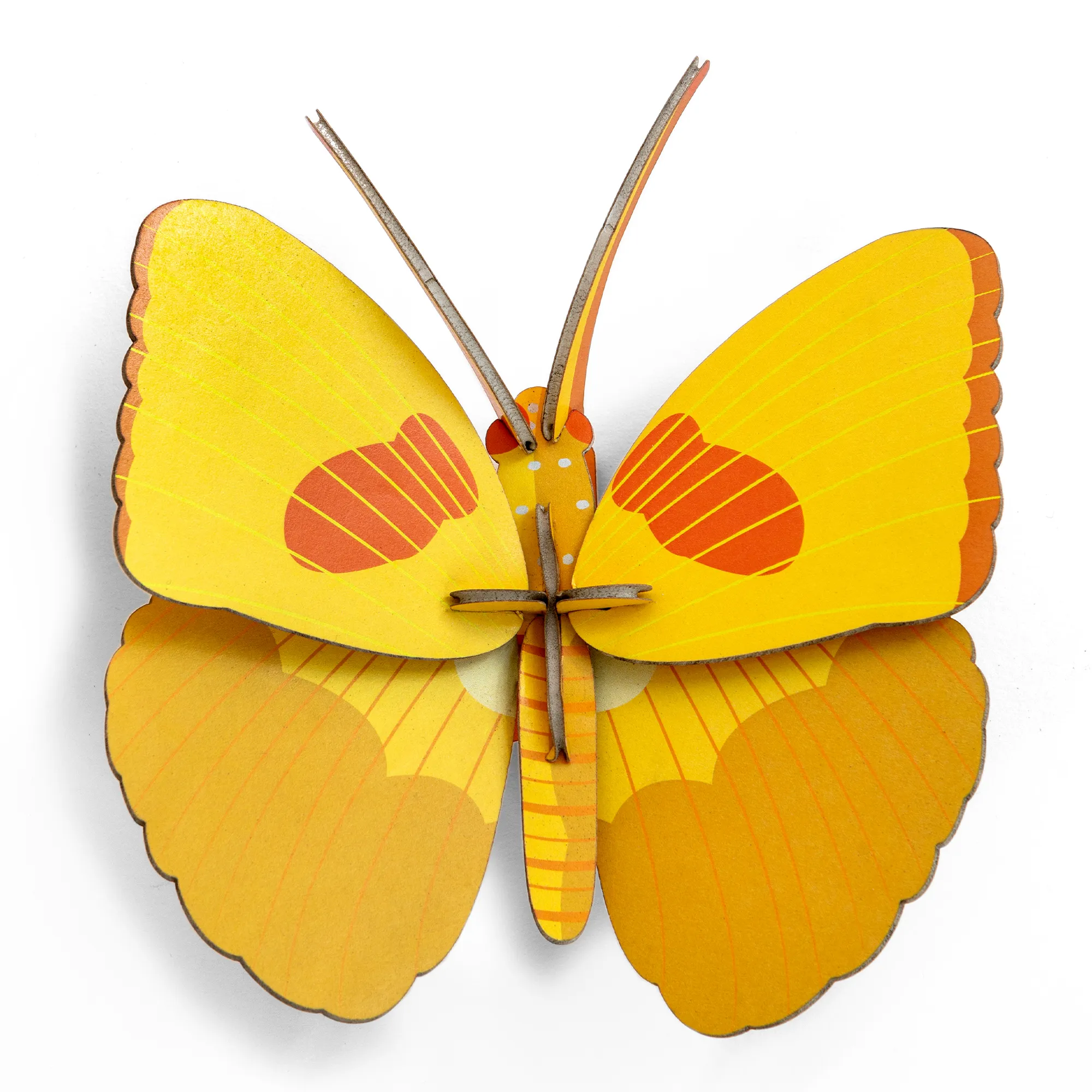 Studio ROOF Yellow Butterfly Paper Wall Decor