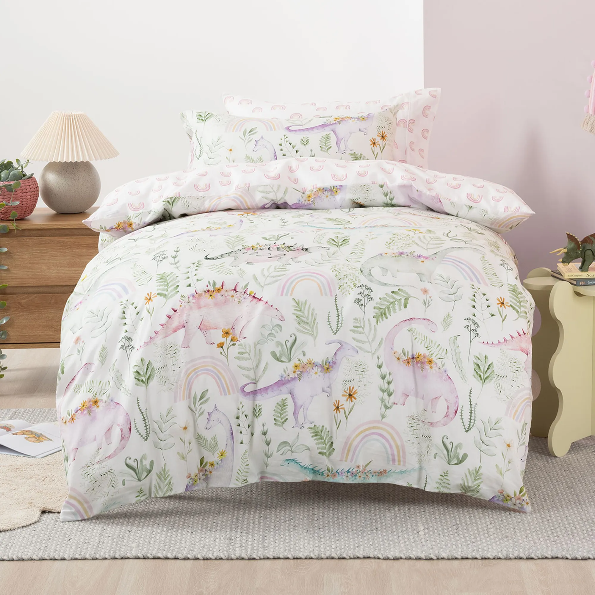 Linen House Dino Garden Duvet Cover Set