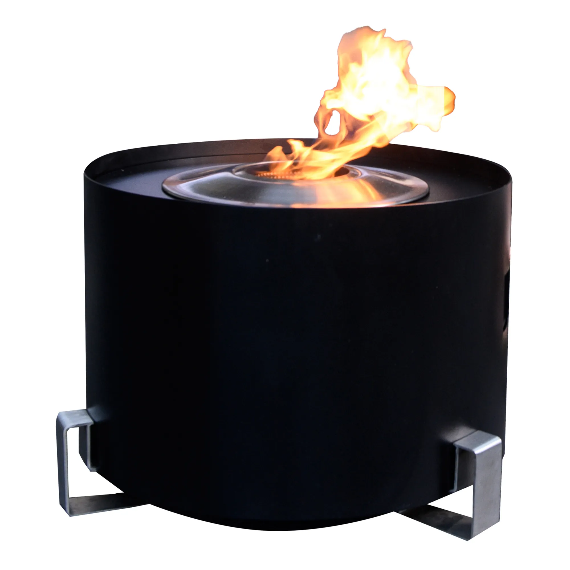 Signi Fires 600 Round Biofuel Fire Pit with 10L BIO Ethanol