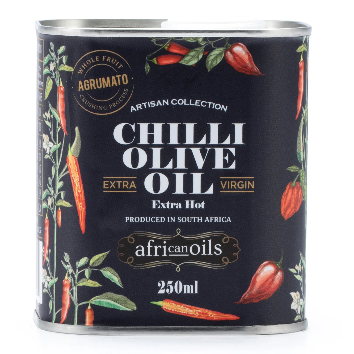 African Oils Extra Virgin Agrumato Chilli Olive Oil, 250ml