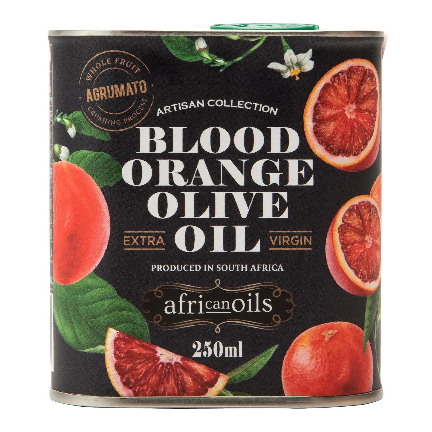 African Oils Extra Virgin Agrumato Blood Orange Olive Oil, 250ml