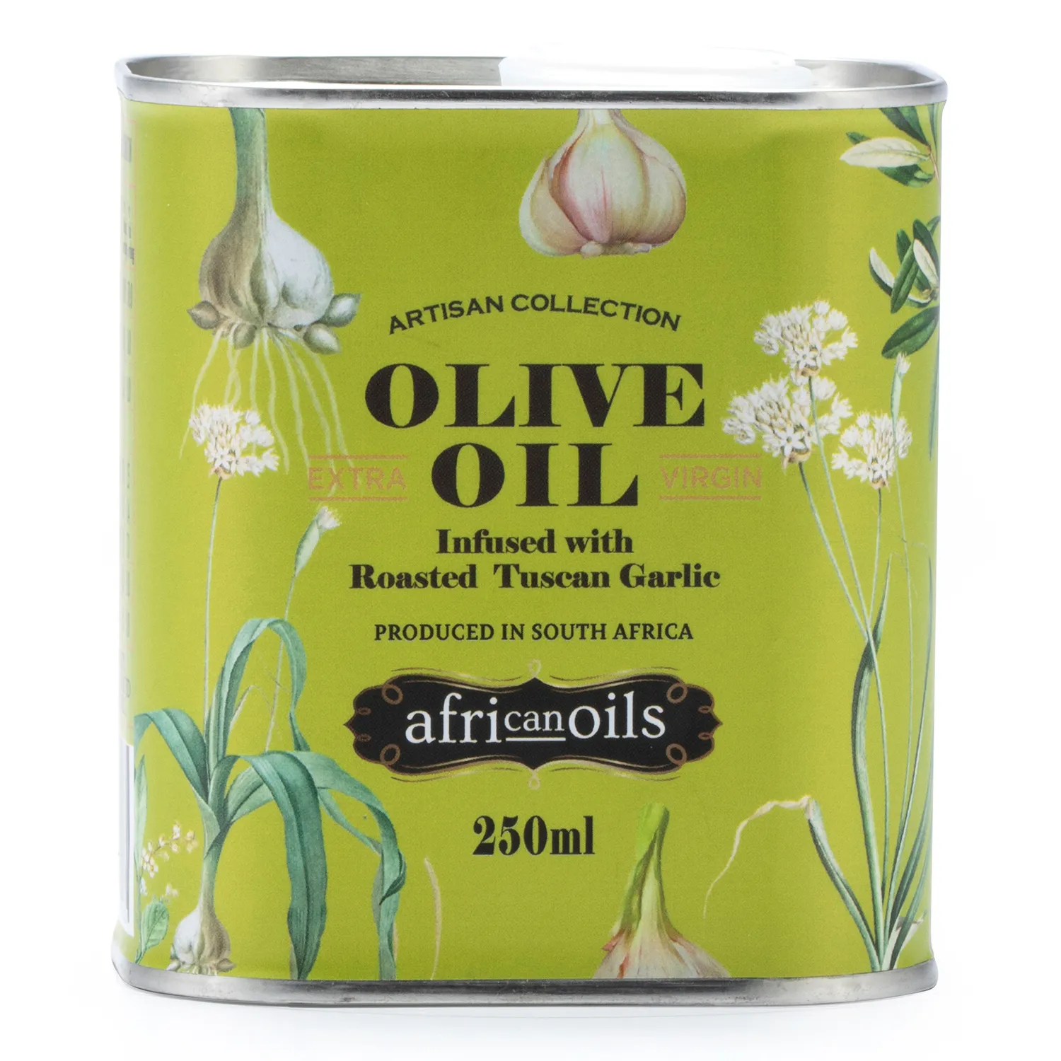 African Oils Extra Virgin Olive Oil with Roasted Tuscan Garlic, 250ml