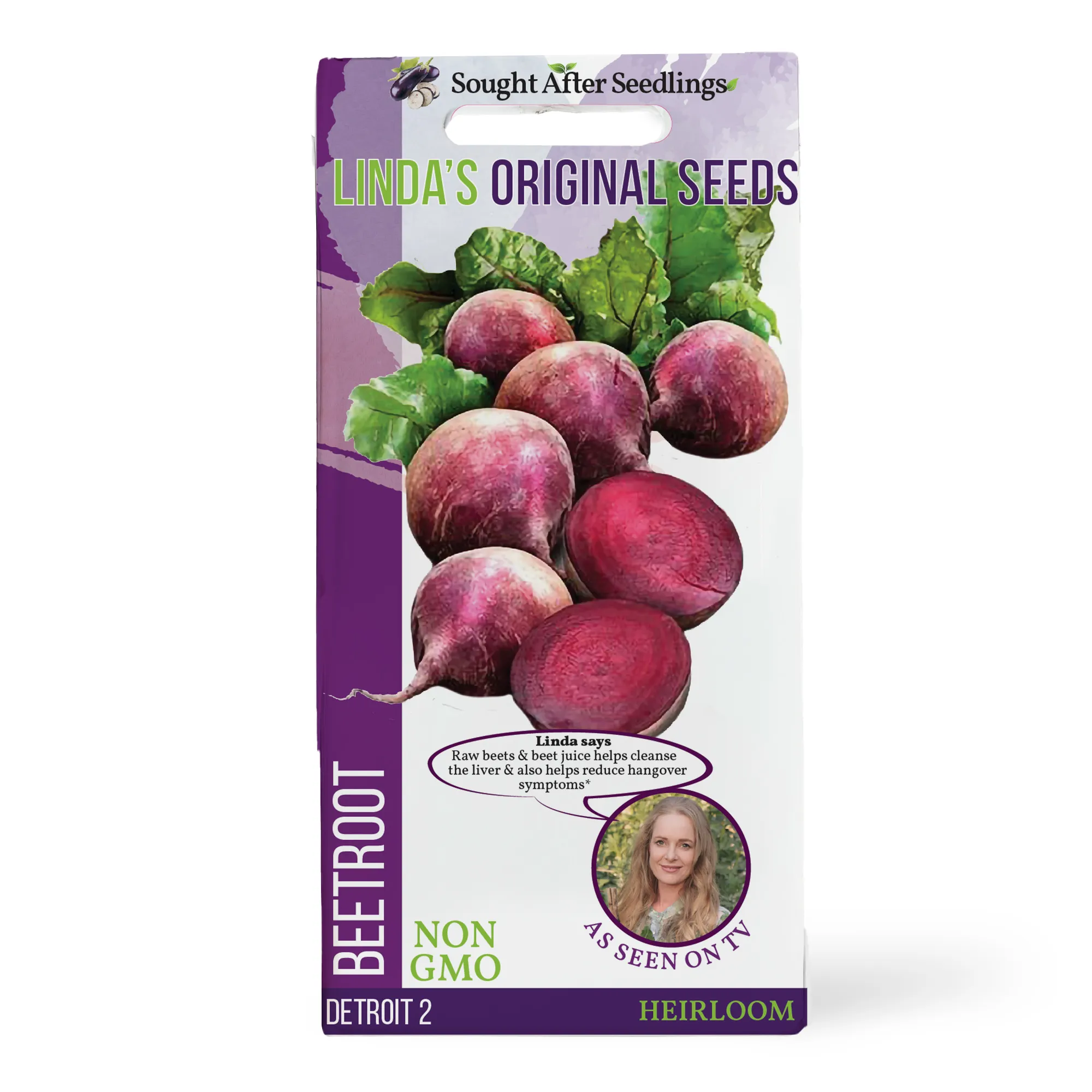 Linda's Seeds Detroit 2 Beetroot Seeds