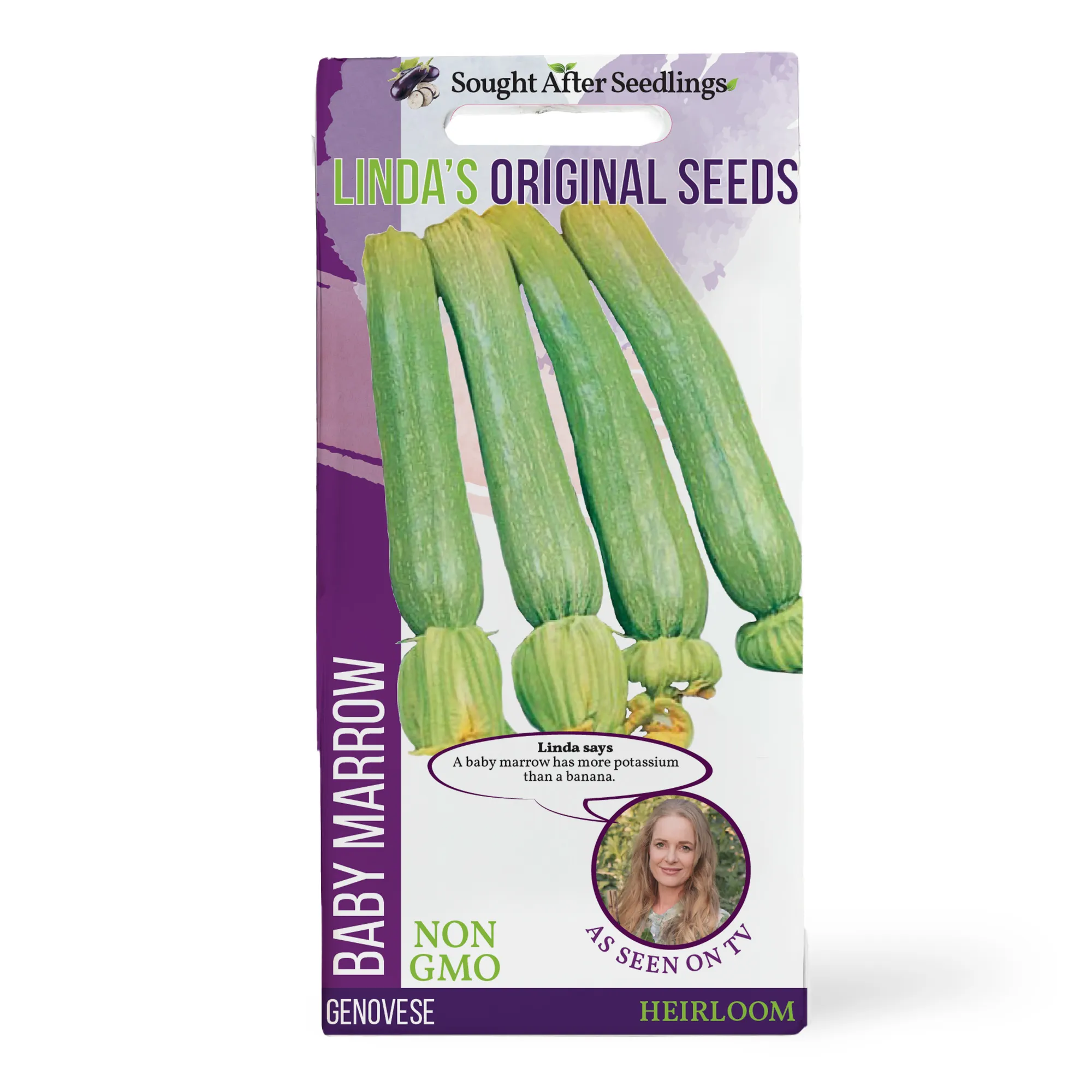 Linda's Seeds Genovese Baby Marrow Seeds