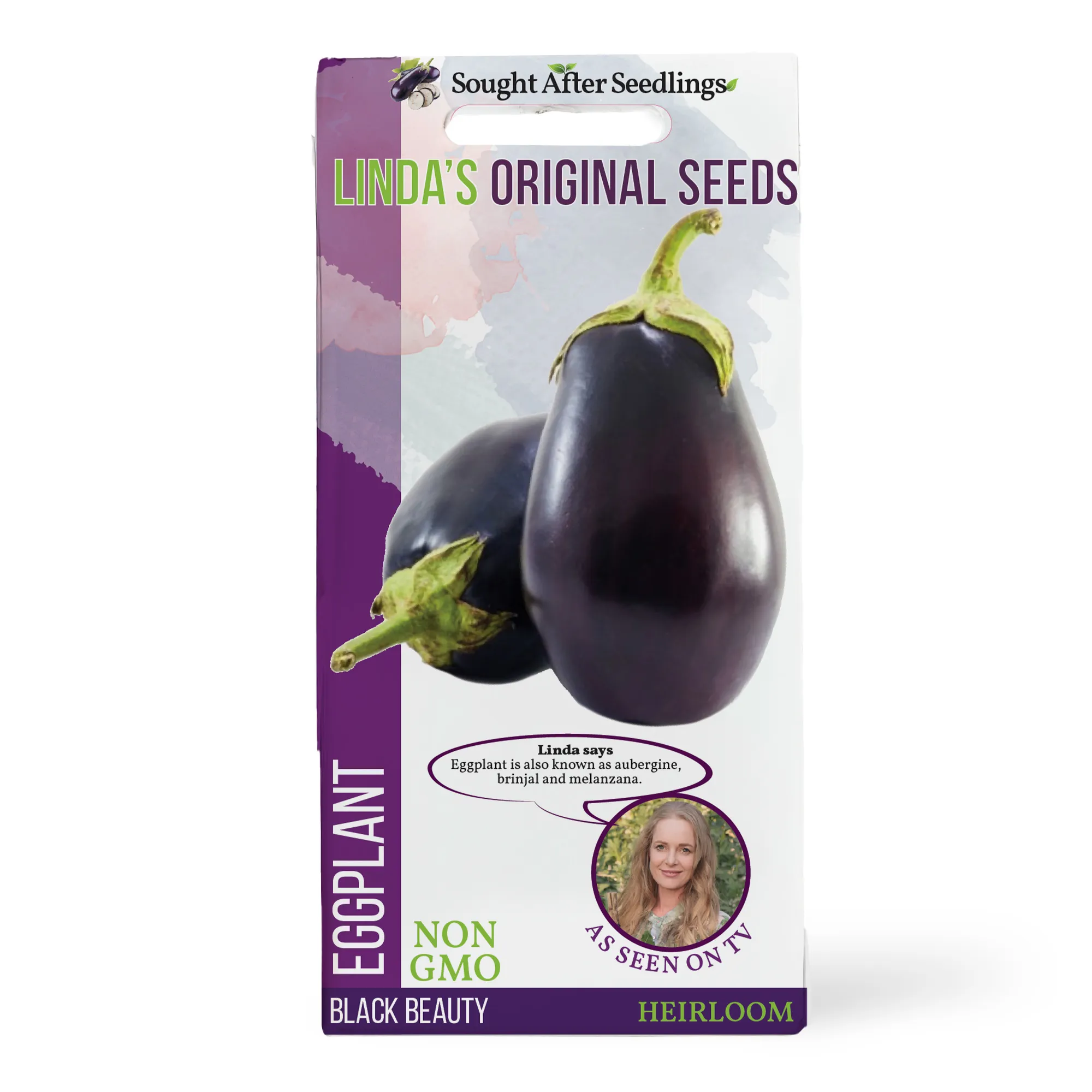 Linda's Seeds Black Beauty Eggplant Seeds