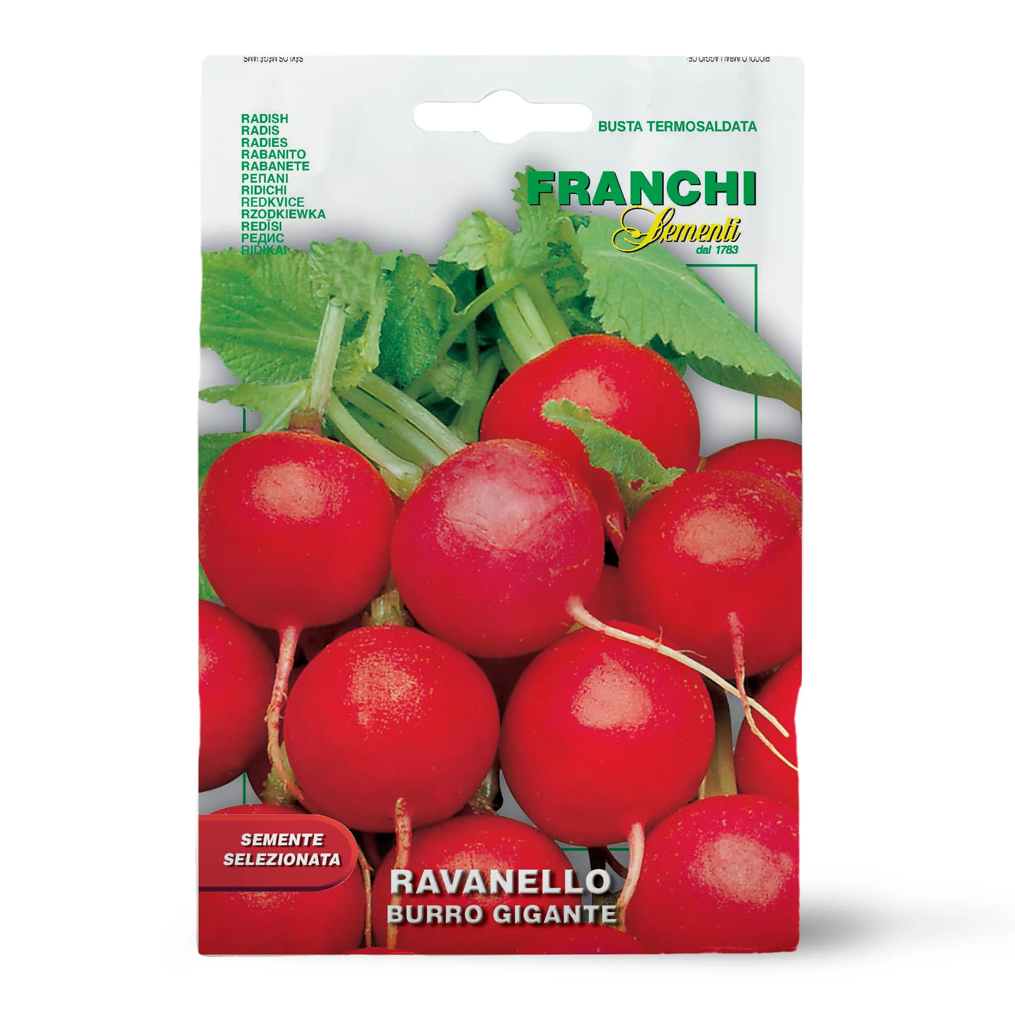 Franchi Sementi Seeds Burro Gigante Radish Seeds, 12g