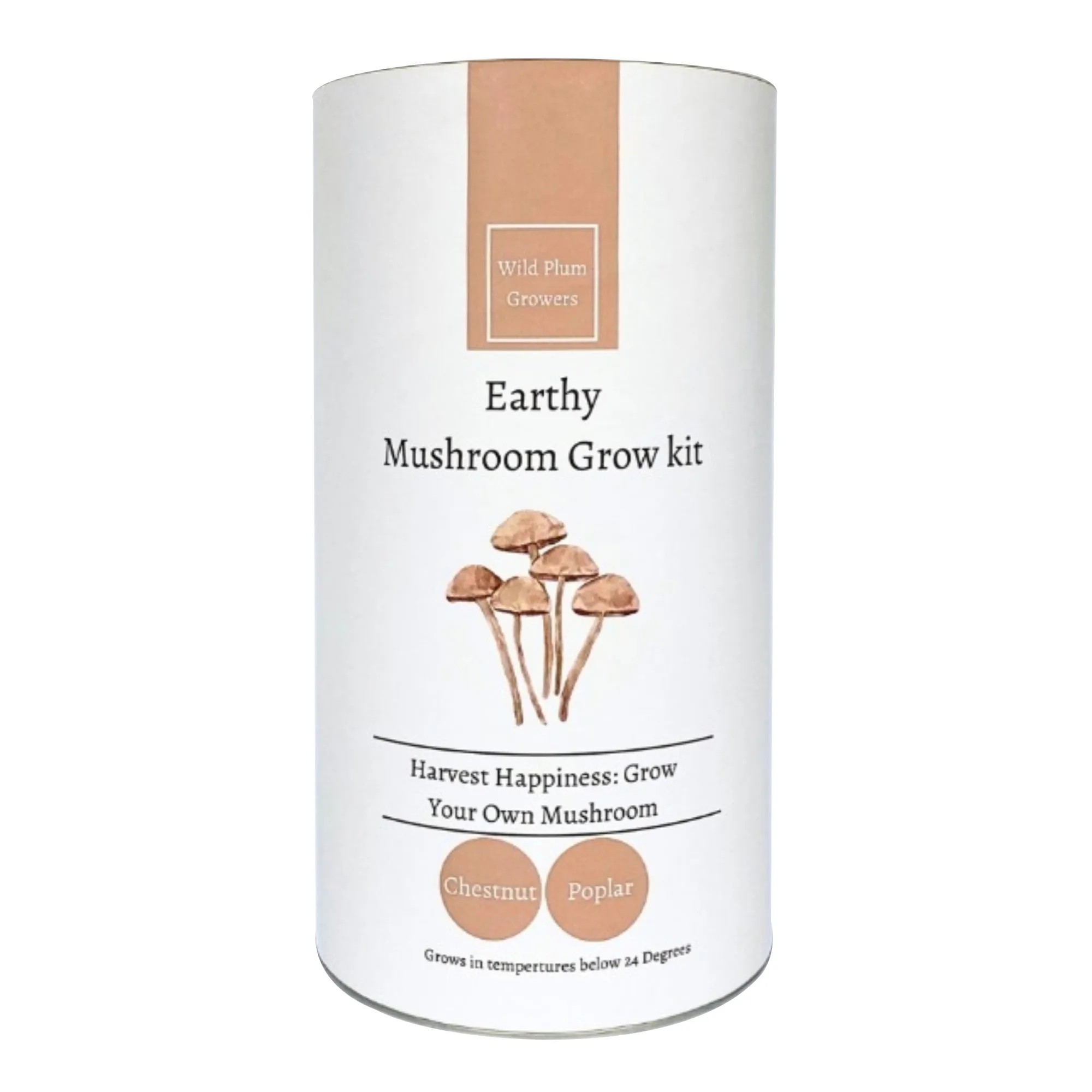 Wild Plum Growers Chestnut Mushroom Grow Kit