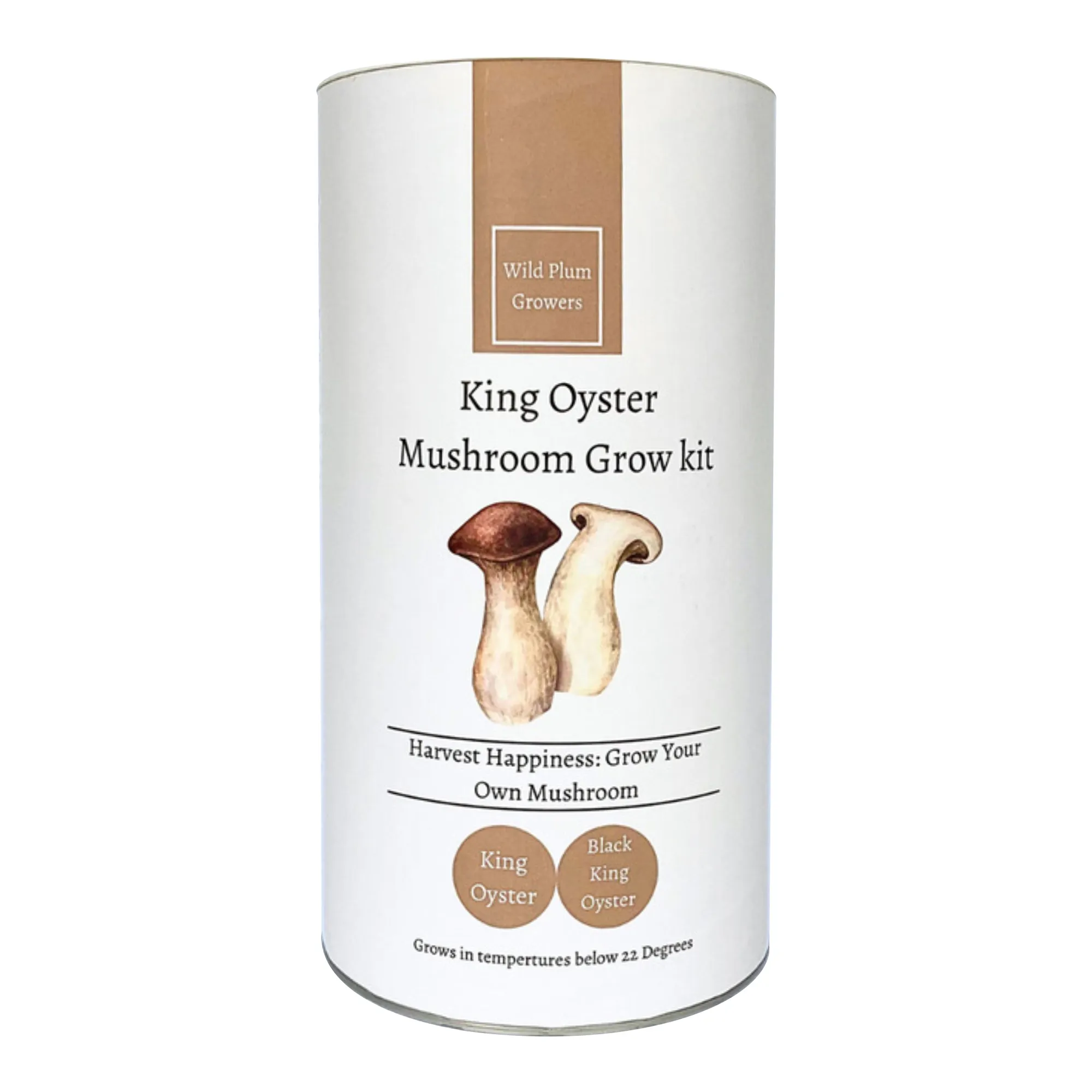 Wild Plum Growers King Oyster Mushroom Grow Kit