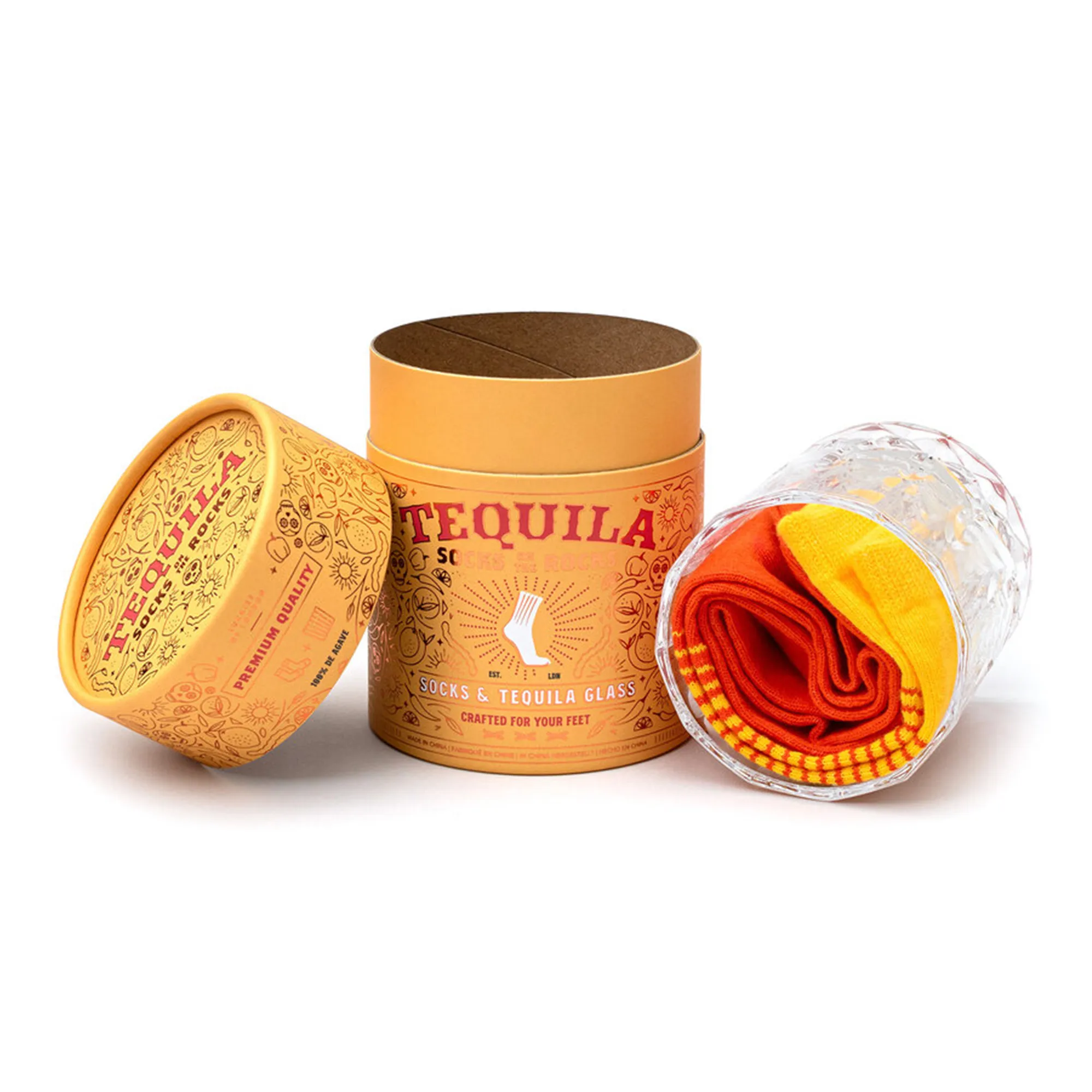 Suck UK Tequila Socks on the Rocks Gift Set