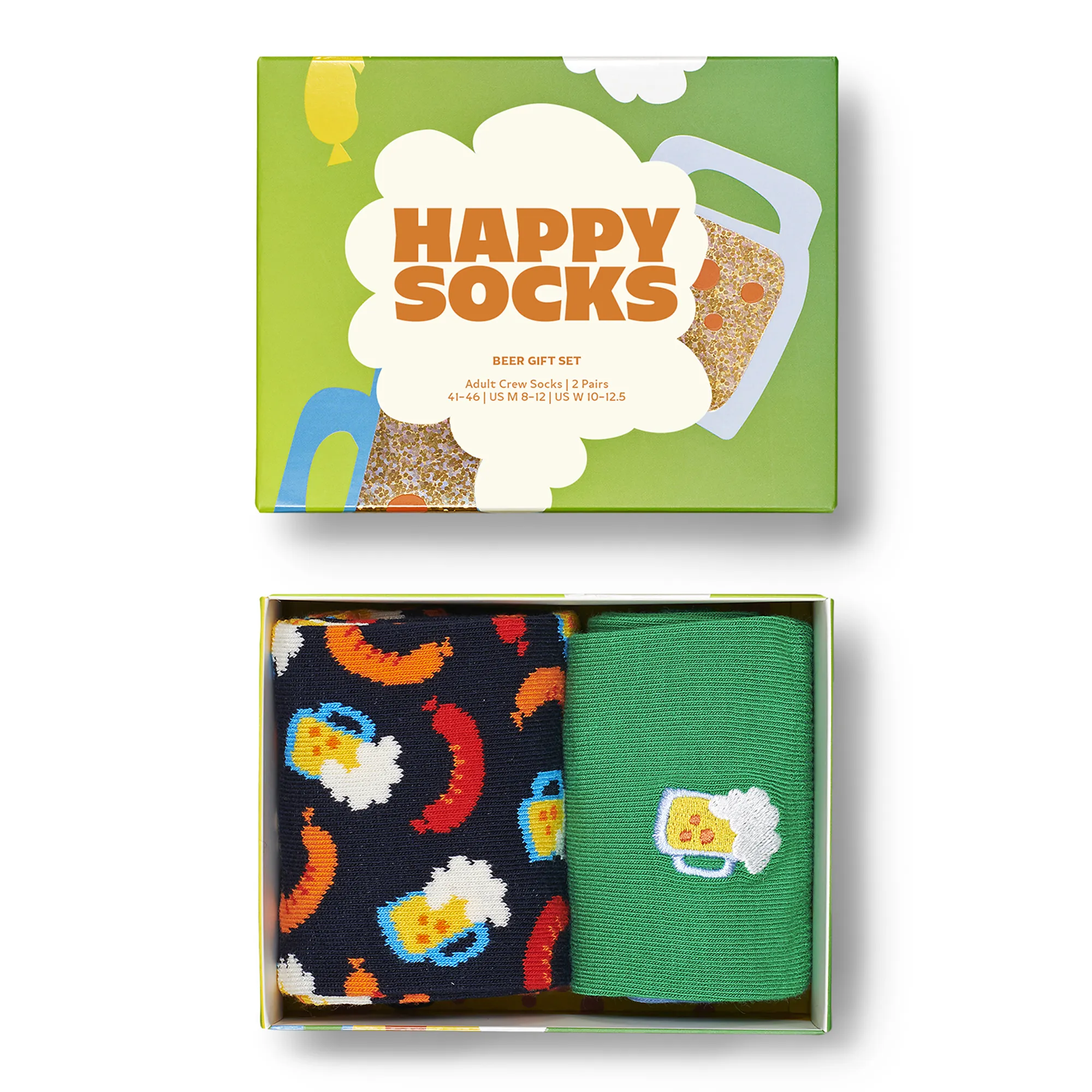 Happy Socks Beer Gift Set, Pack of 2