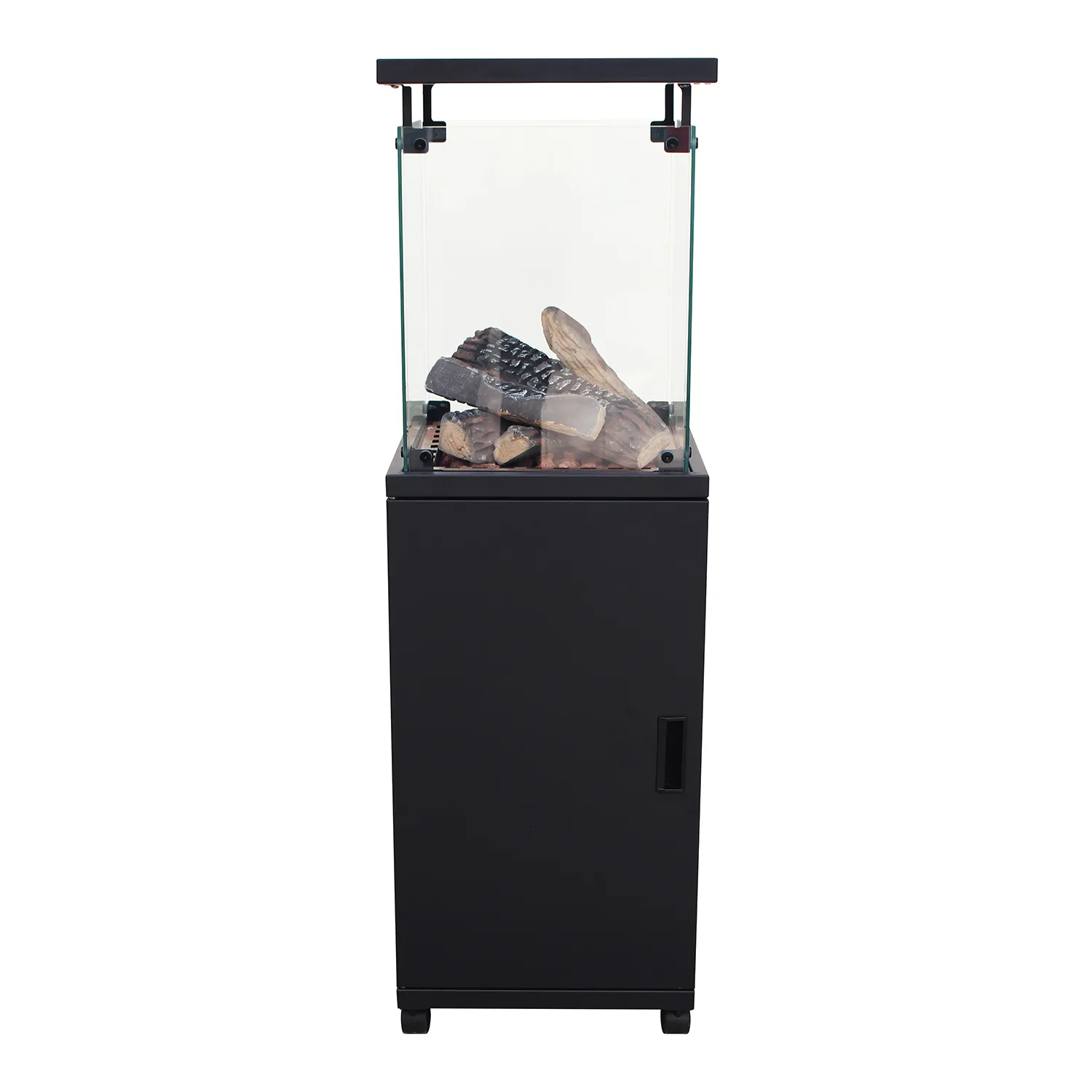 Alva Short Stand Gas Fire Pit Log Heater