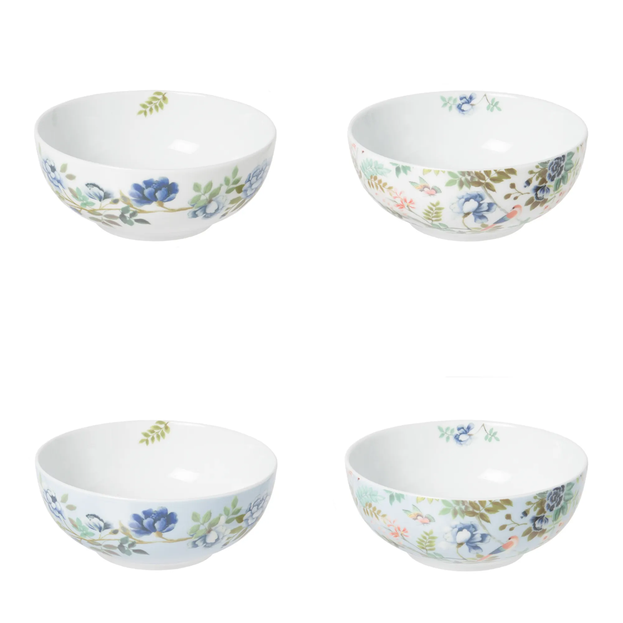 Designers Guild Porcelain De Chine Cereal Bowls, Set of 4