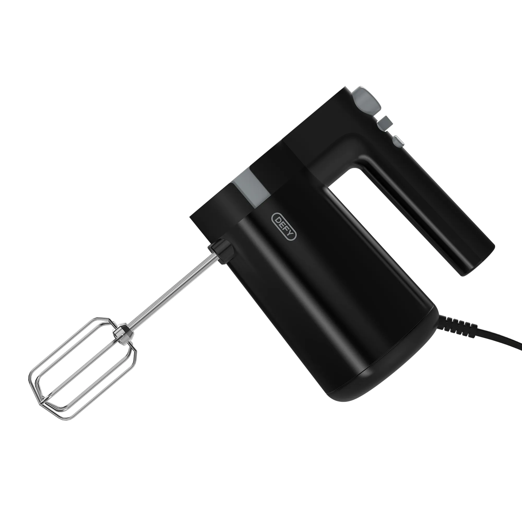 Defy Piano Black Hand Mixer, 425W