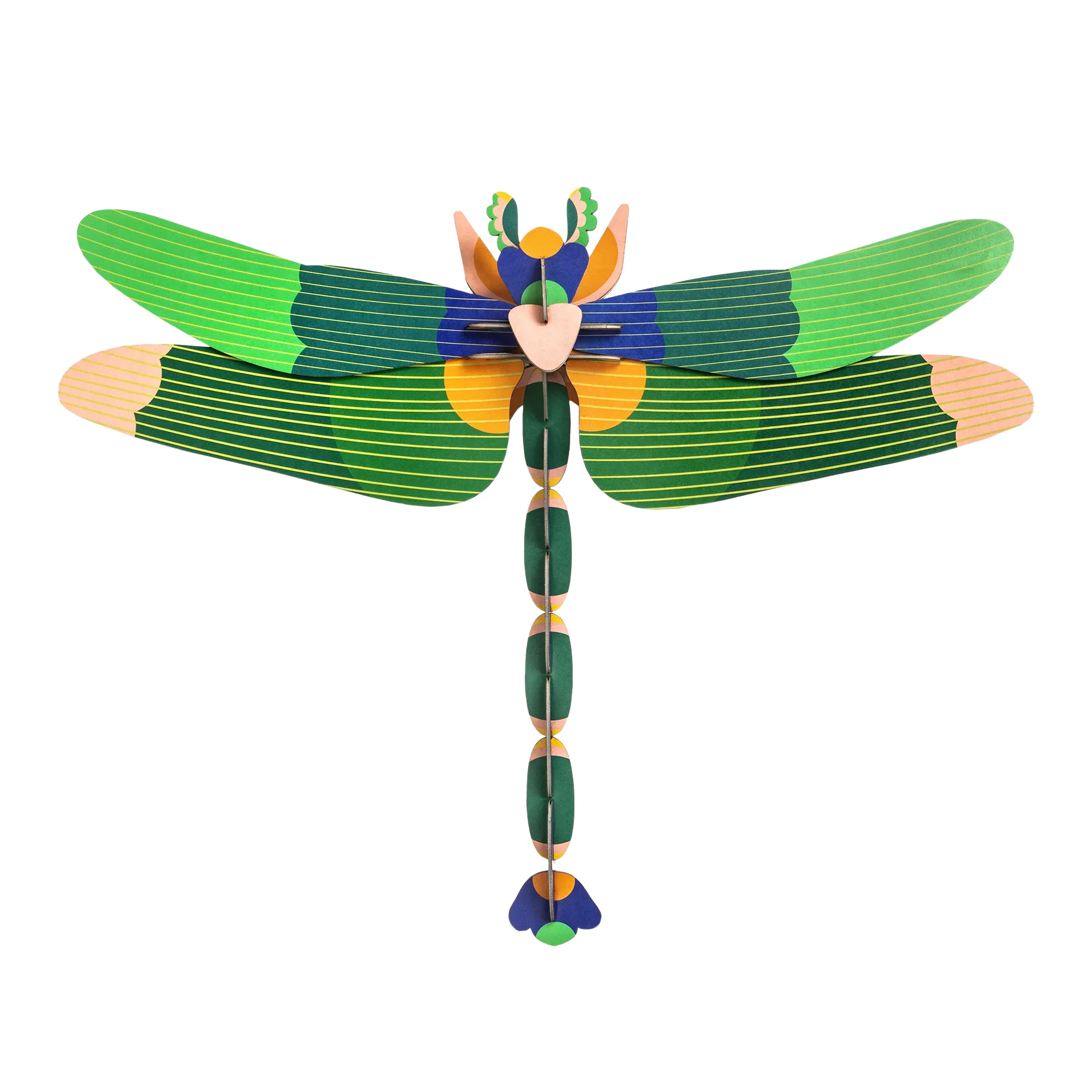 Studio ROOF Big Insects Green Dragonfly Paper Wall Art