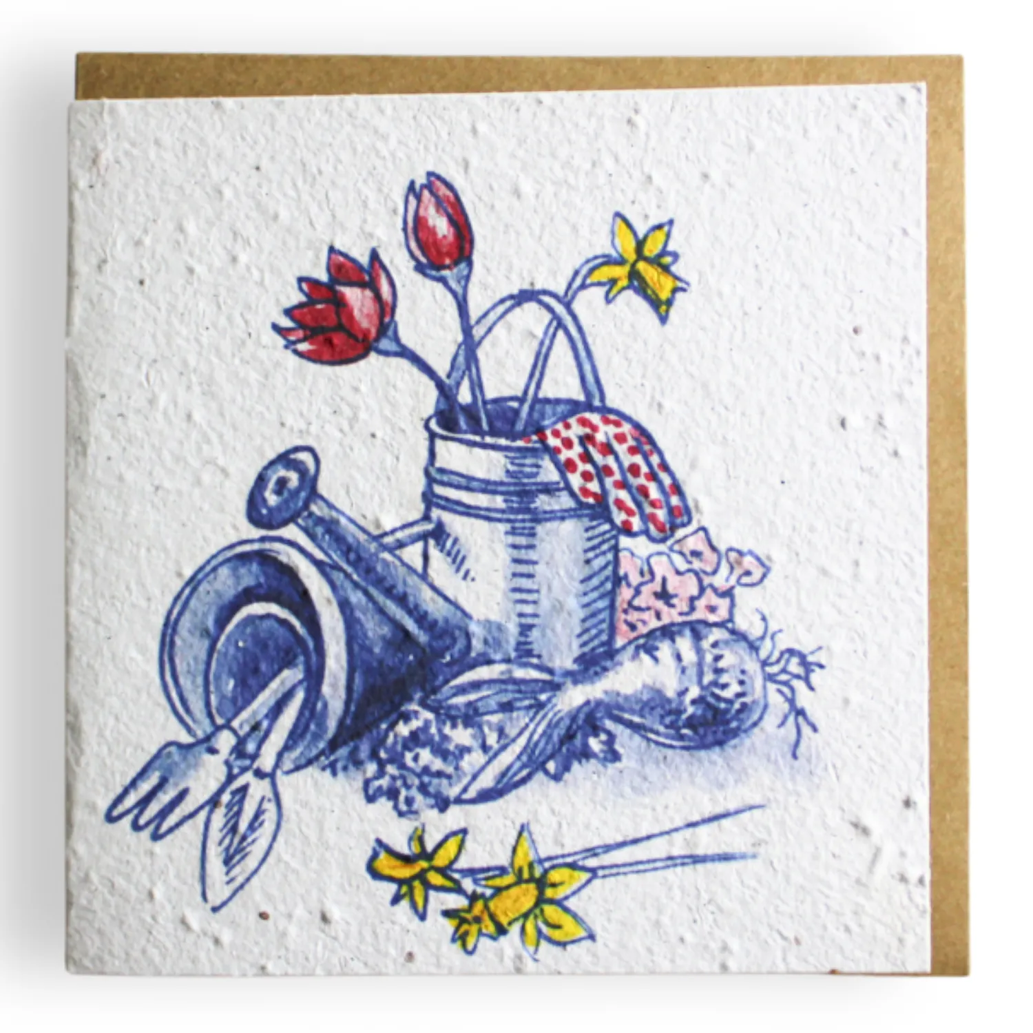 Growing Paper Gardening Greeting Card