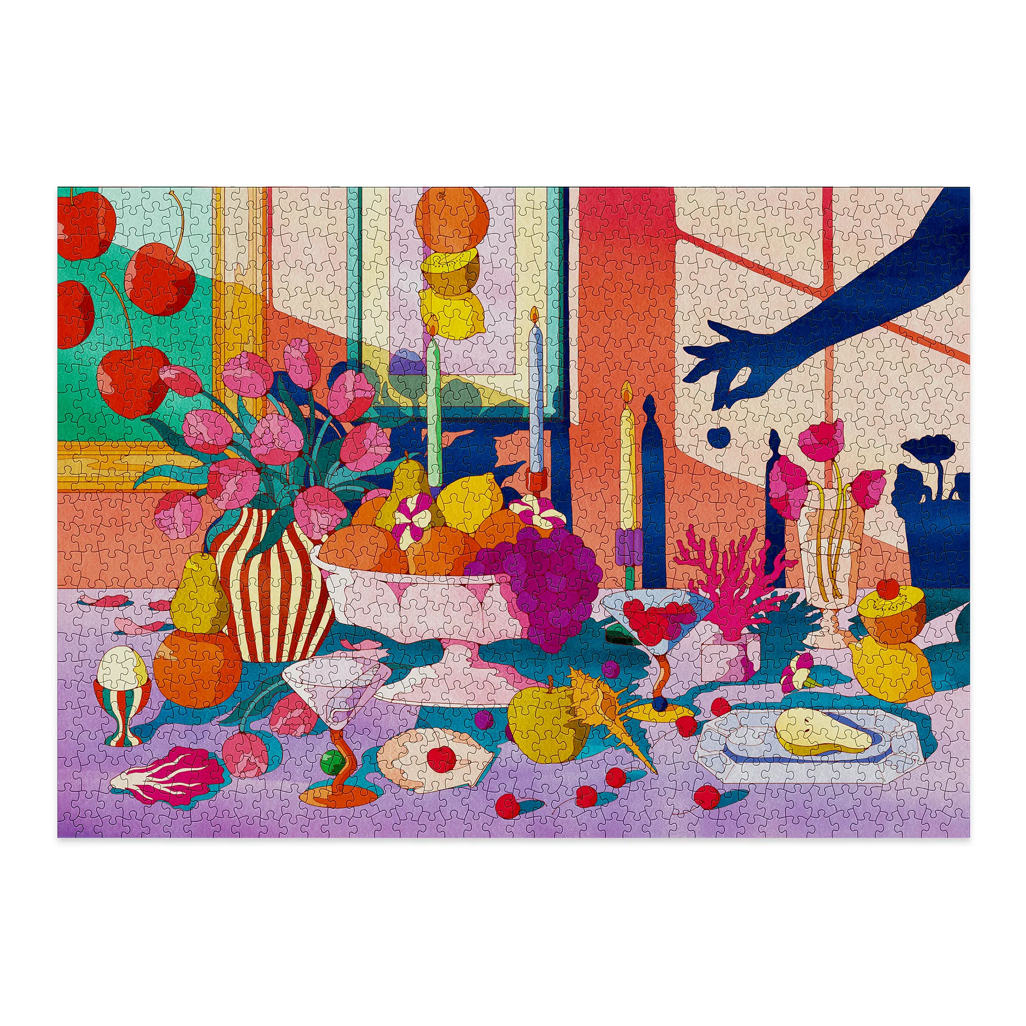 Cloudberries Cherries Jigsaw Puzzle, 1000-Piece