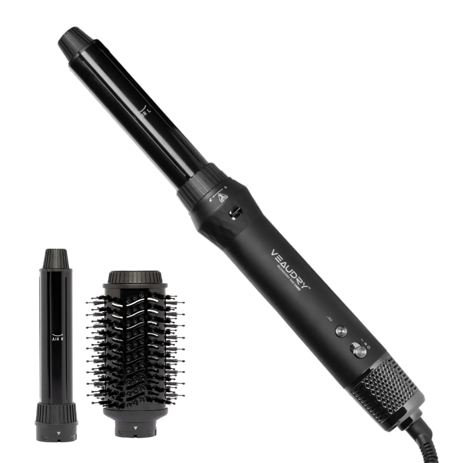 Veaudry myAirStyler 2‑in‑1 Hot Brush & Air Curler