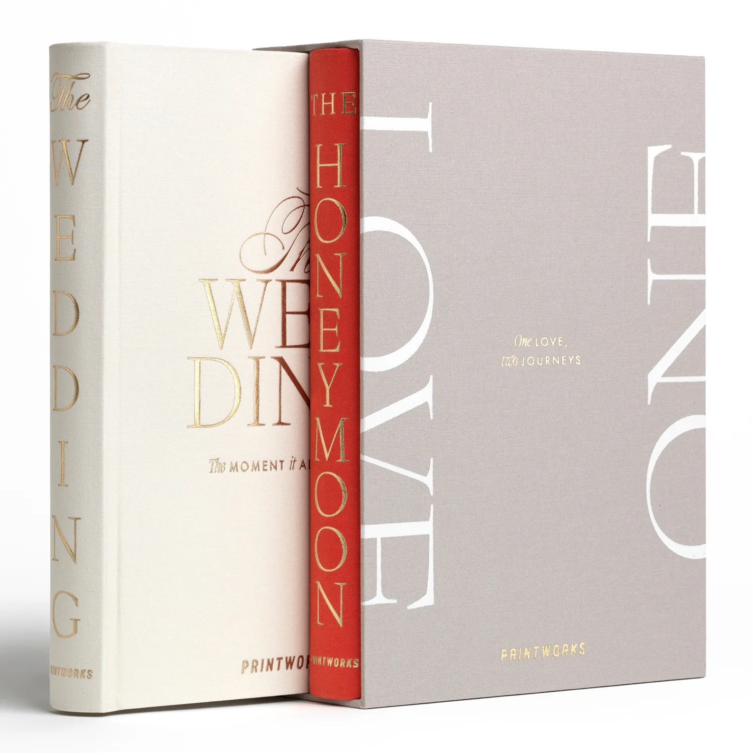 Printworks One Love Wedding Blank Photo Journals, Set of 2