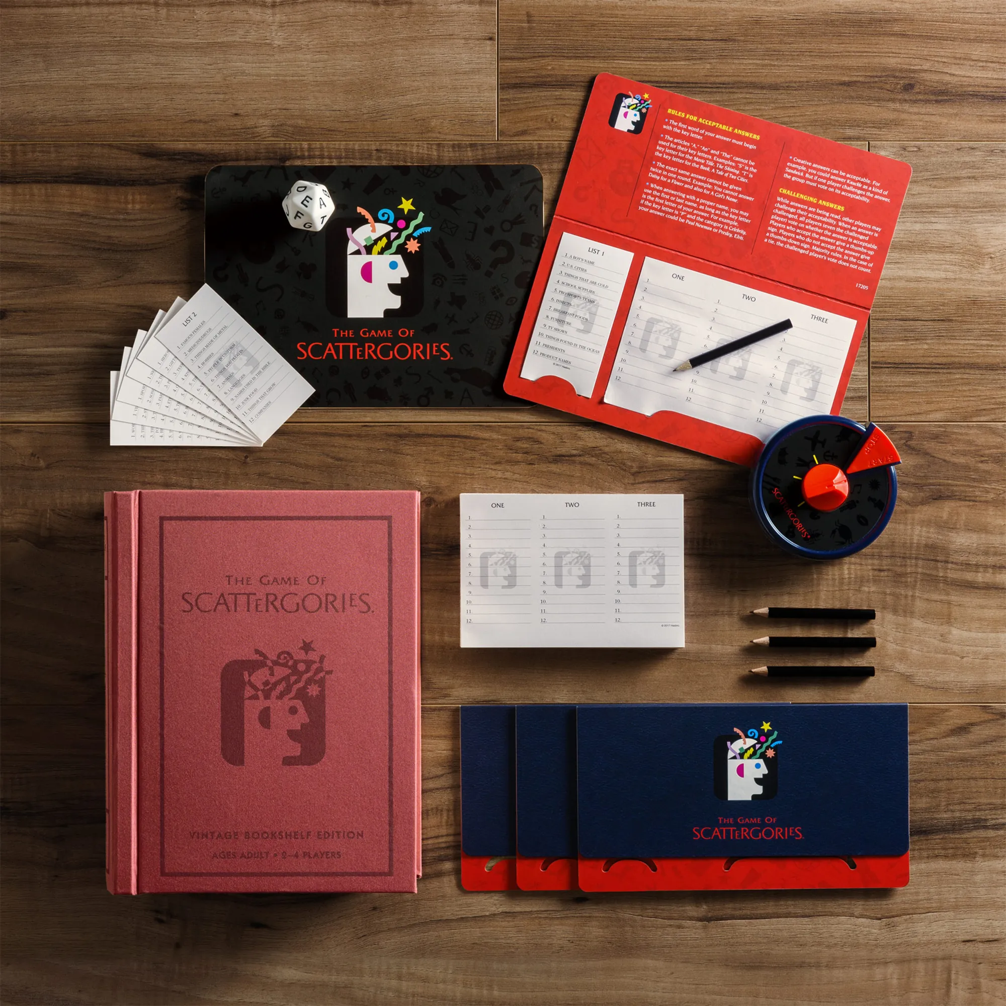 WS Games Scattergories Vintage Bookshelf Edition