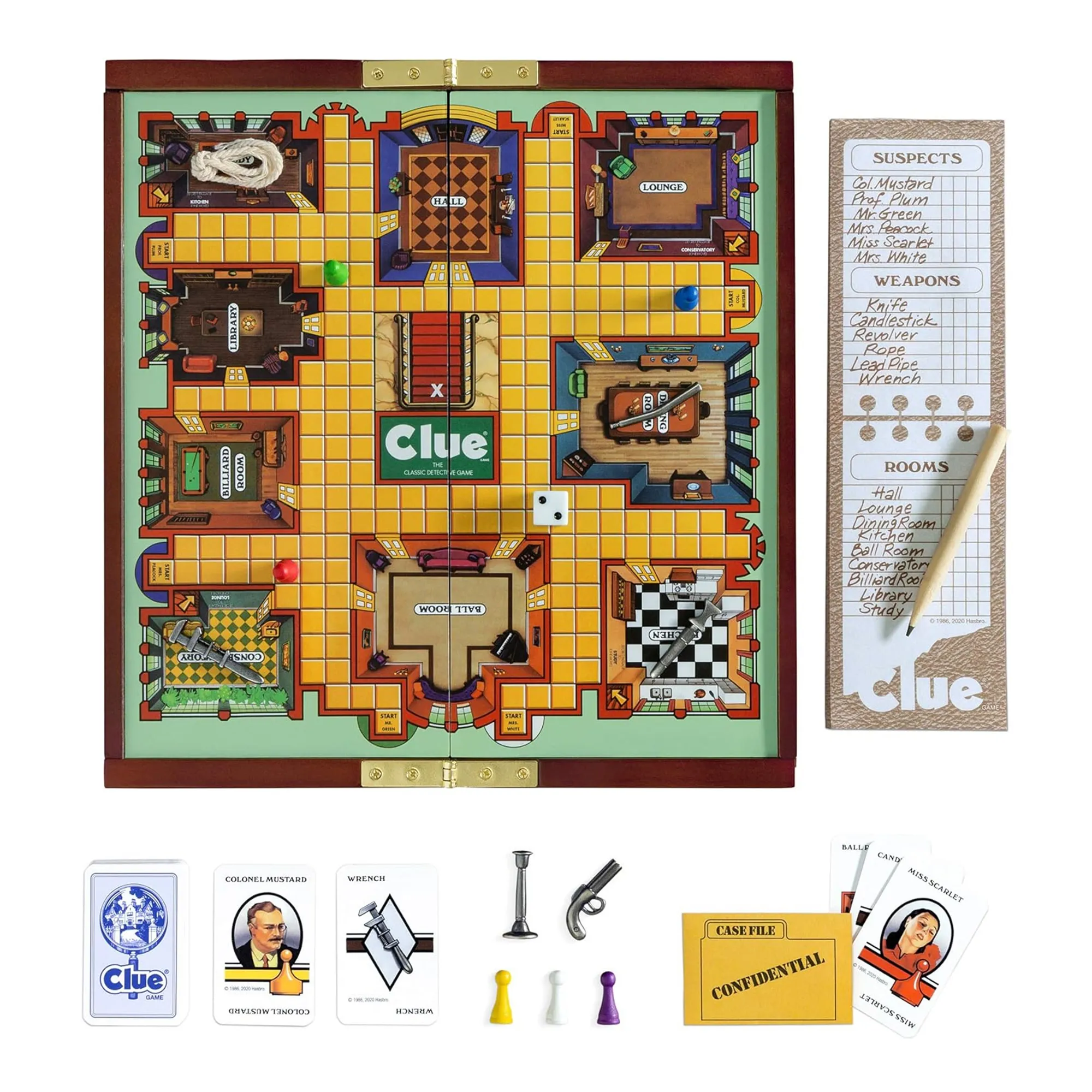WS Games Clue Deluxe Travel Edition