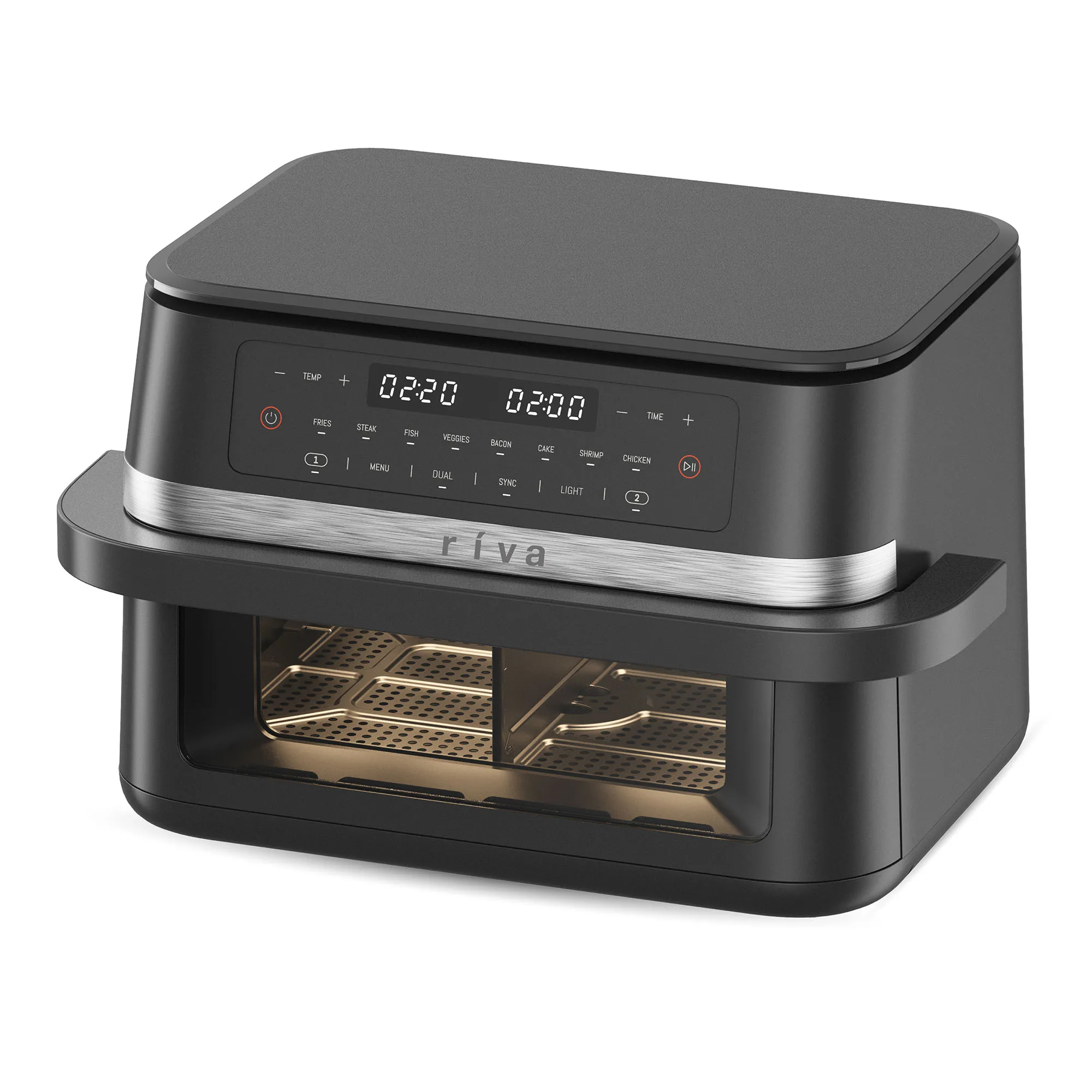Riva Dual Pro Digital Airfryer, 11L
