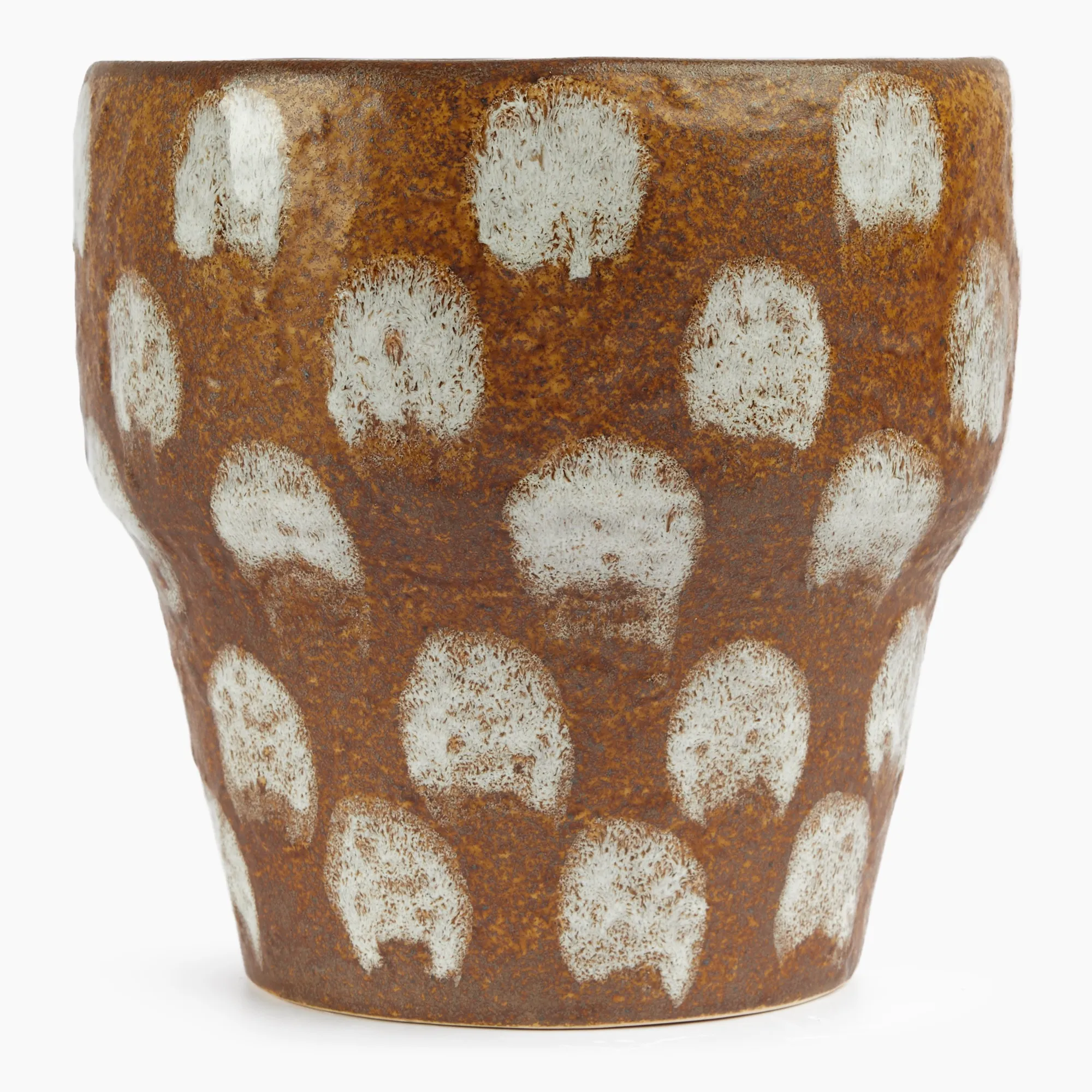 Thread Office Spotted Brown Ceramic Planter