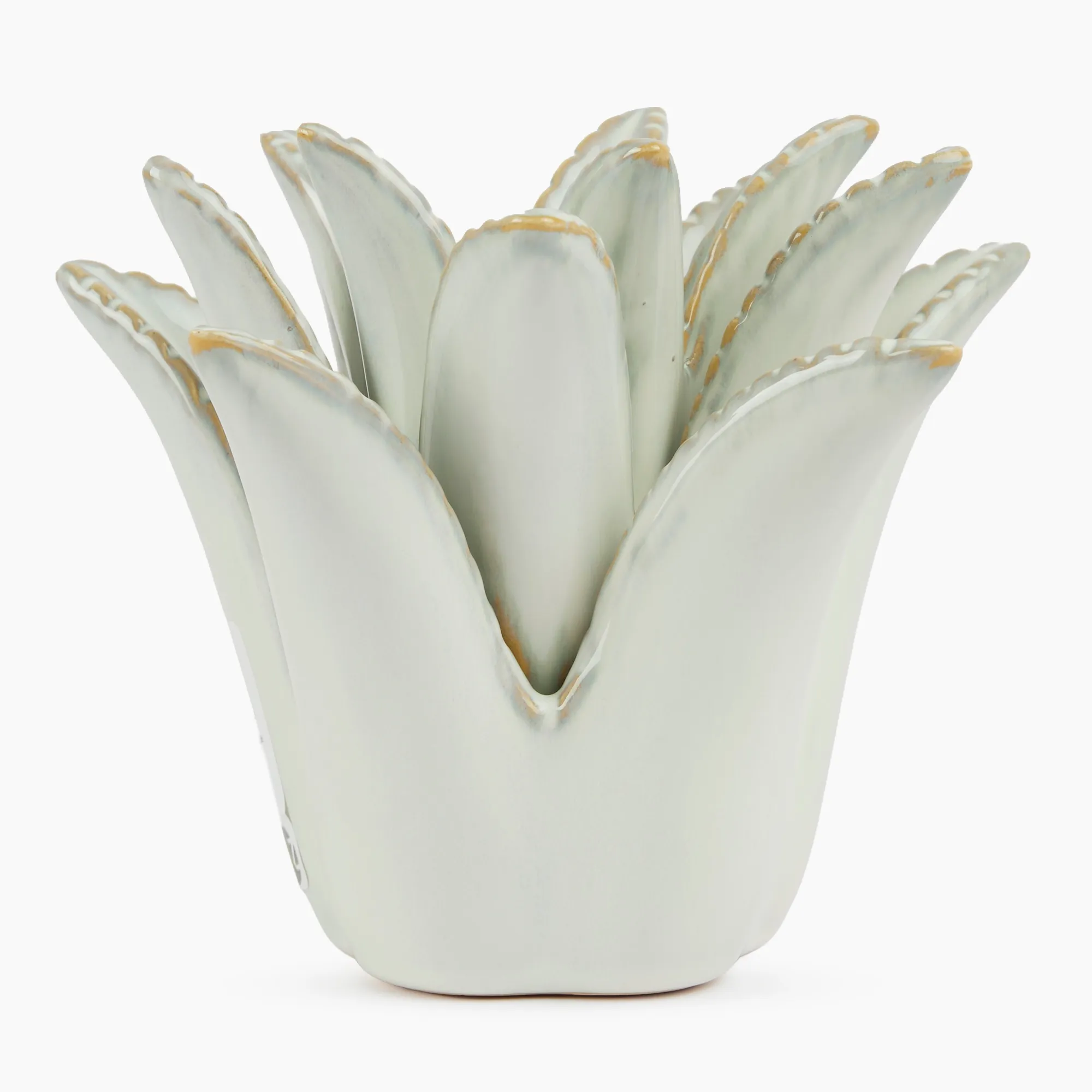 Thread Office Glazed Ceramic Pineapple Head Candle Holder