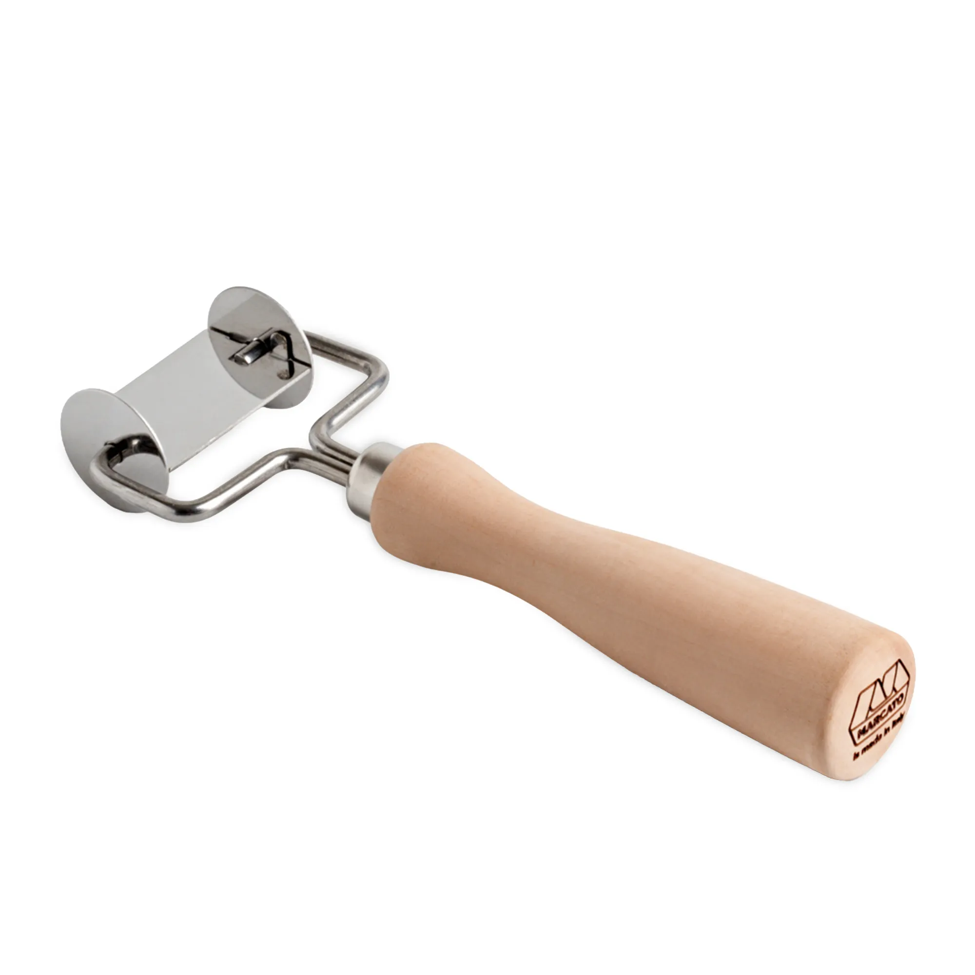 Marcato Classic Tagliapasta Squared Smooth Pasta Wheel Cutter