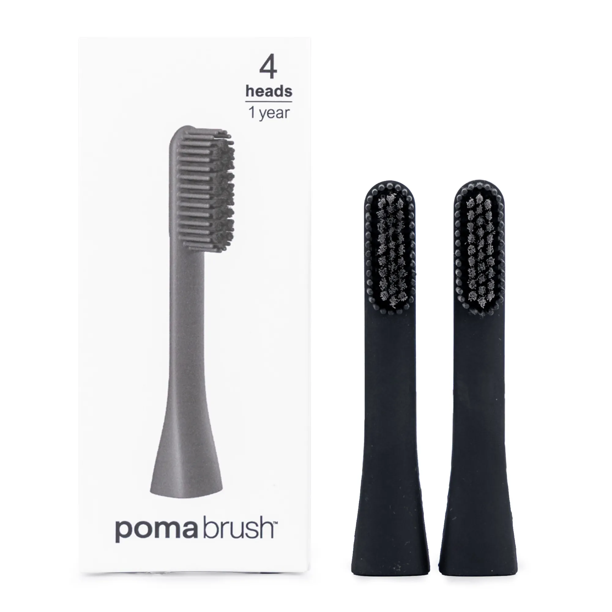 Poma Lifestyle Pomabrush Model 2.0 Advanced Brush Heads, Pack of 4