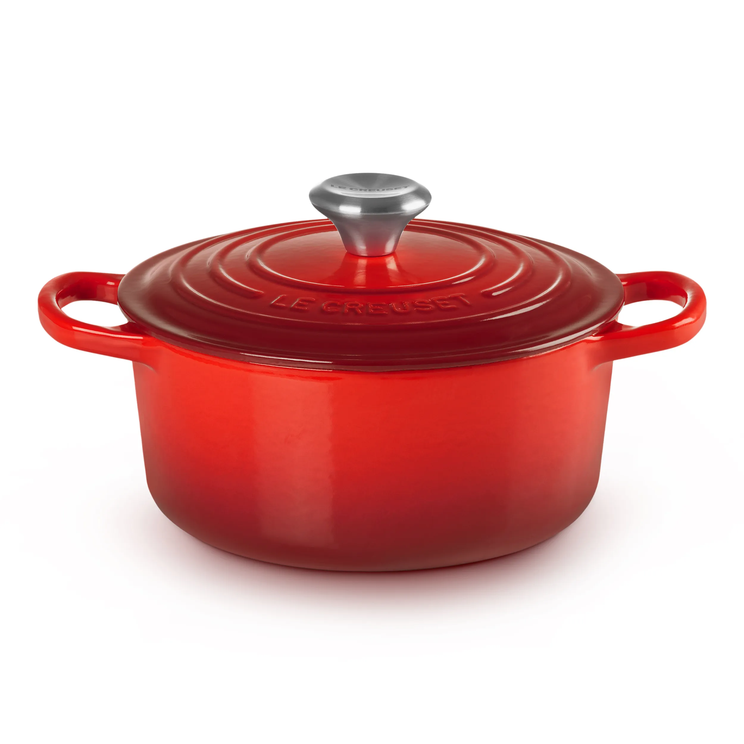 Le Creuset Signature 1.8 Litre Round Cast Iron Casserole, 18cm