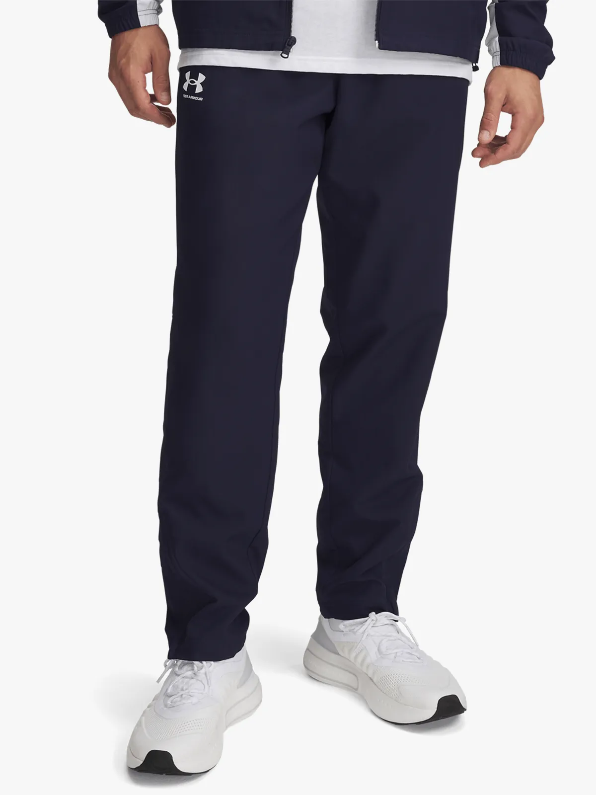 Under Armour Mens Rival Woven Navy/White Windbreaker Pants