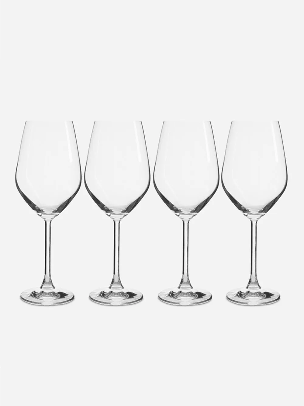 Signature Lead-Free Crystal White Wine Glasses Set of 4