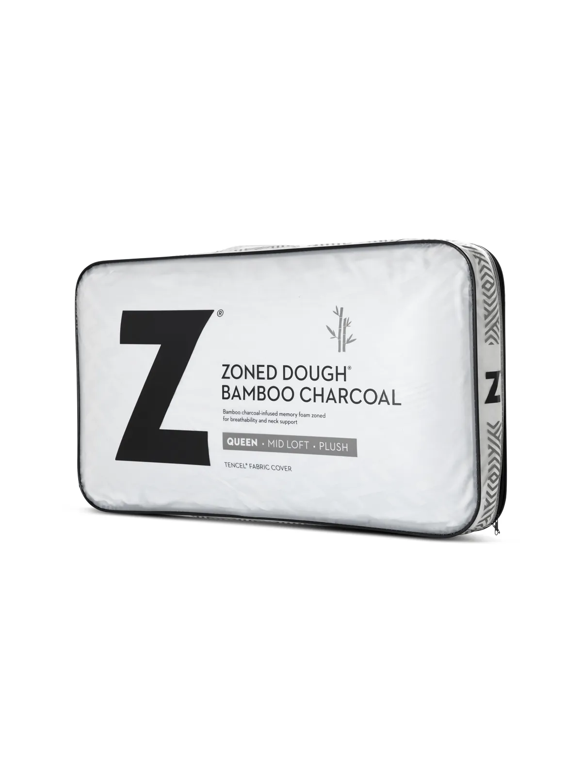 malouf m-foam bamboo charcoal standard