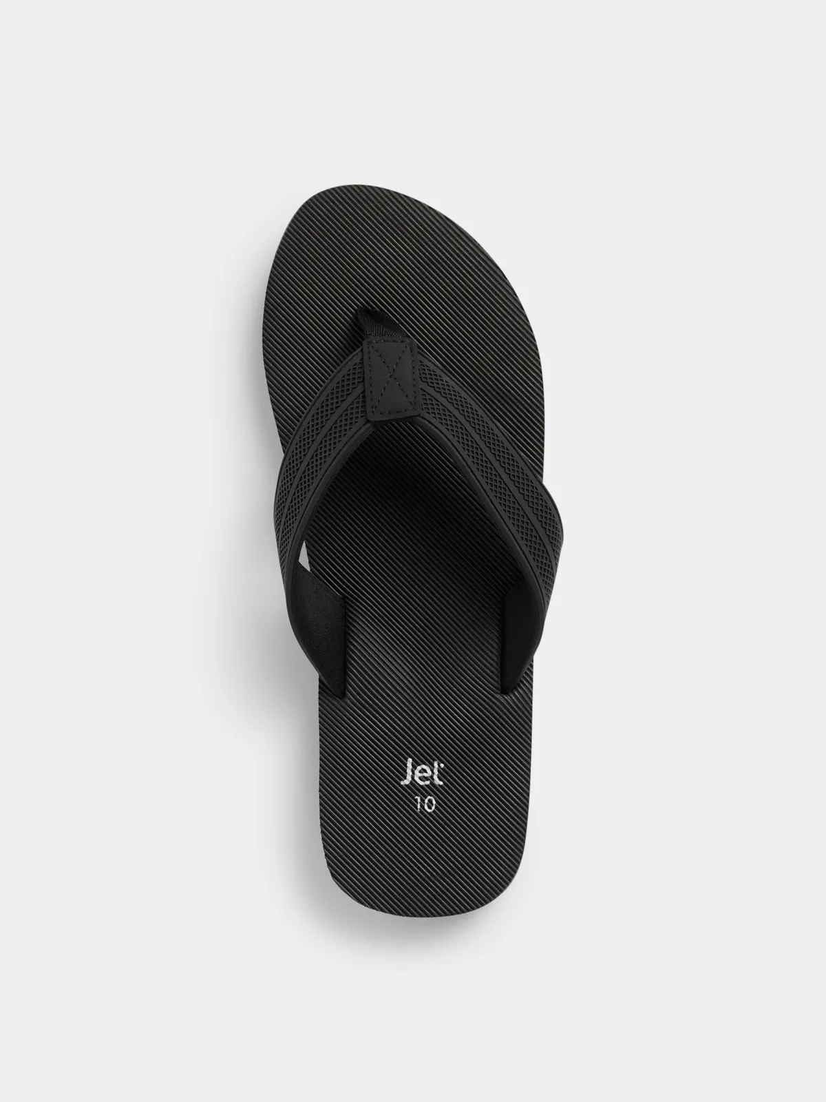 Jet Men's Black EVA Thong Sandals